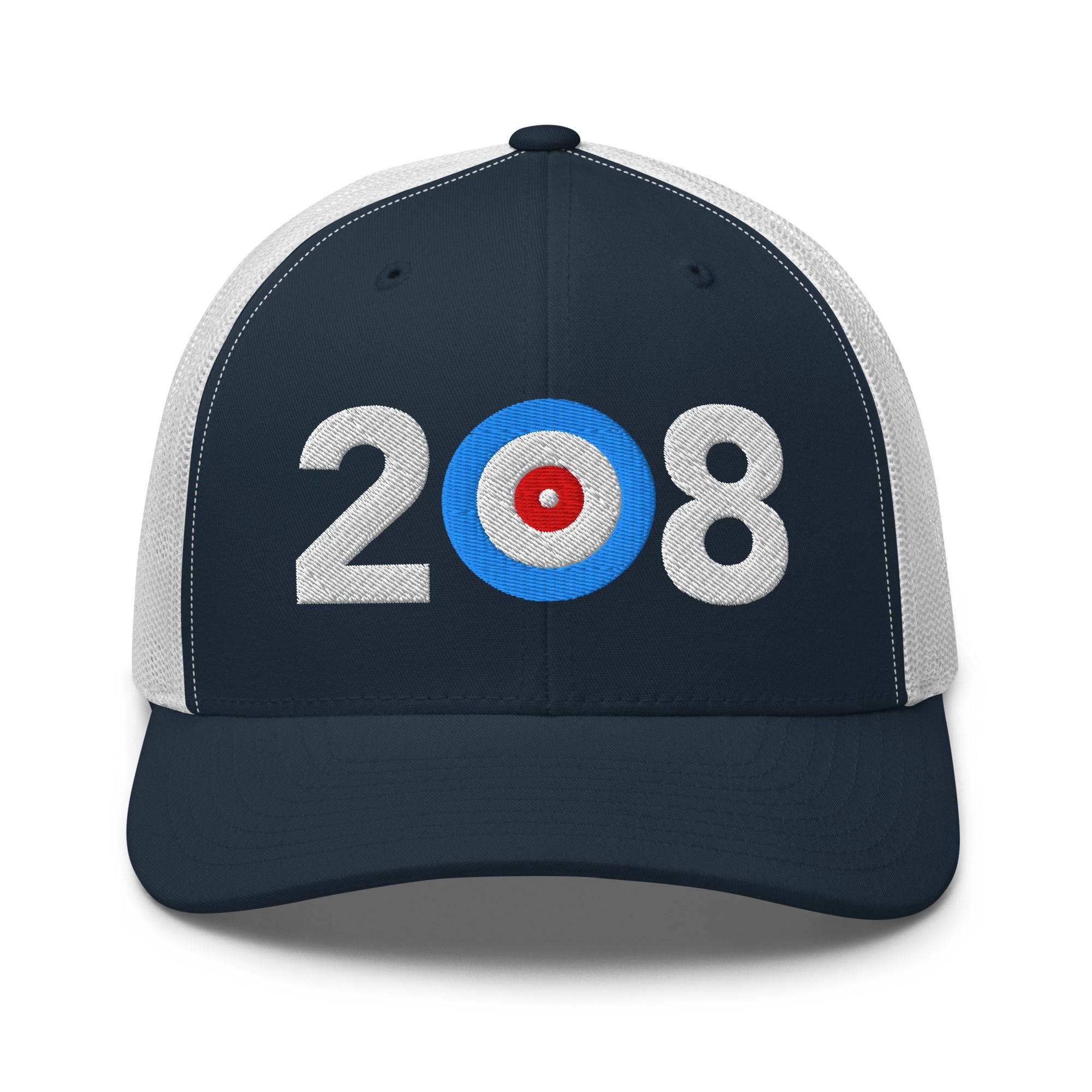 208 - Idaho Area Code Trucker Cap - Broomfitters