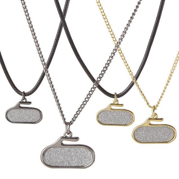 2D Curling Rock Necklace - Broomfitters
