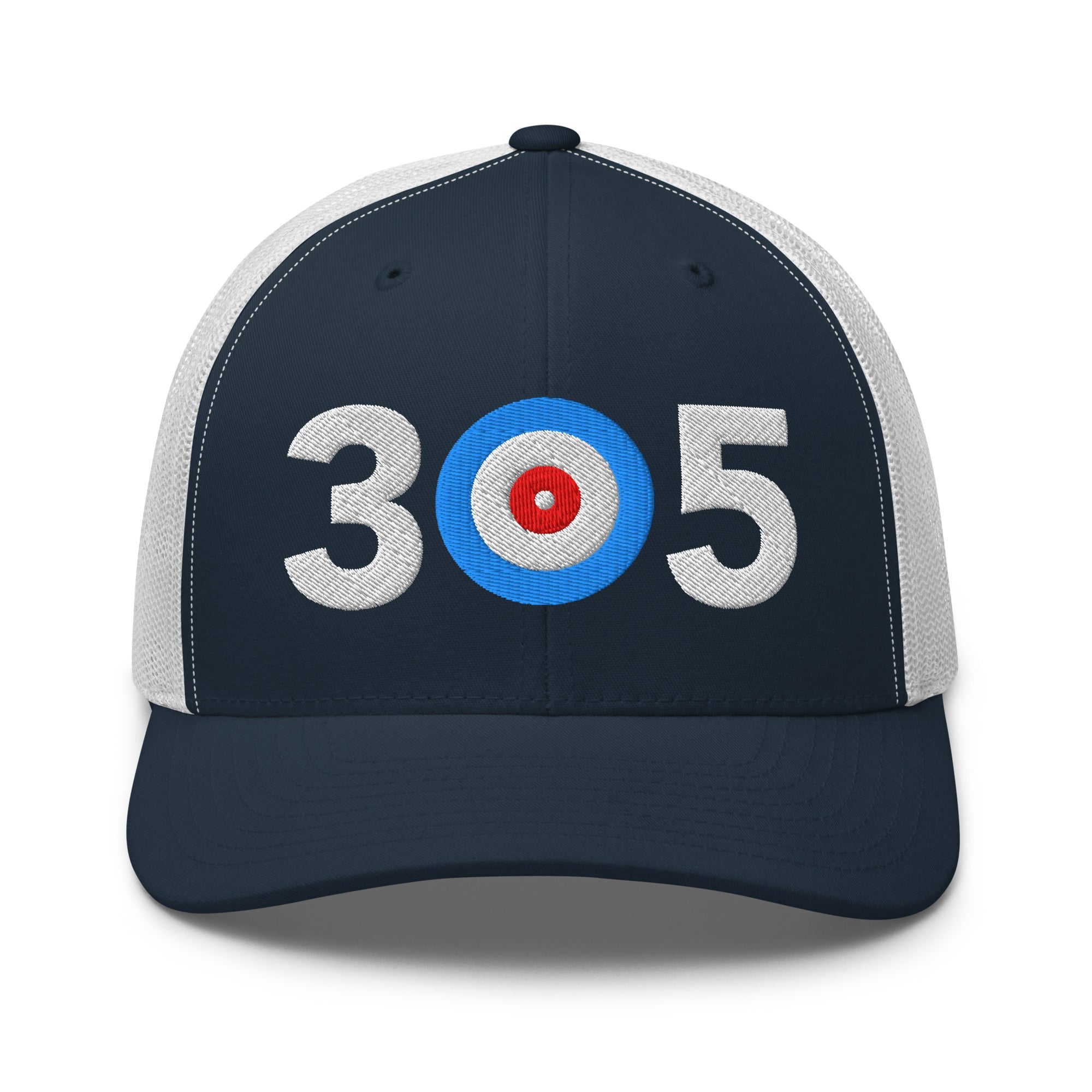305 Area Code - Florida Curling Club Trucker Cap - Broomfitters