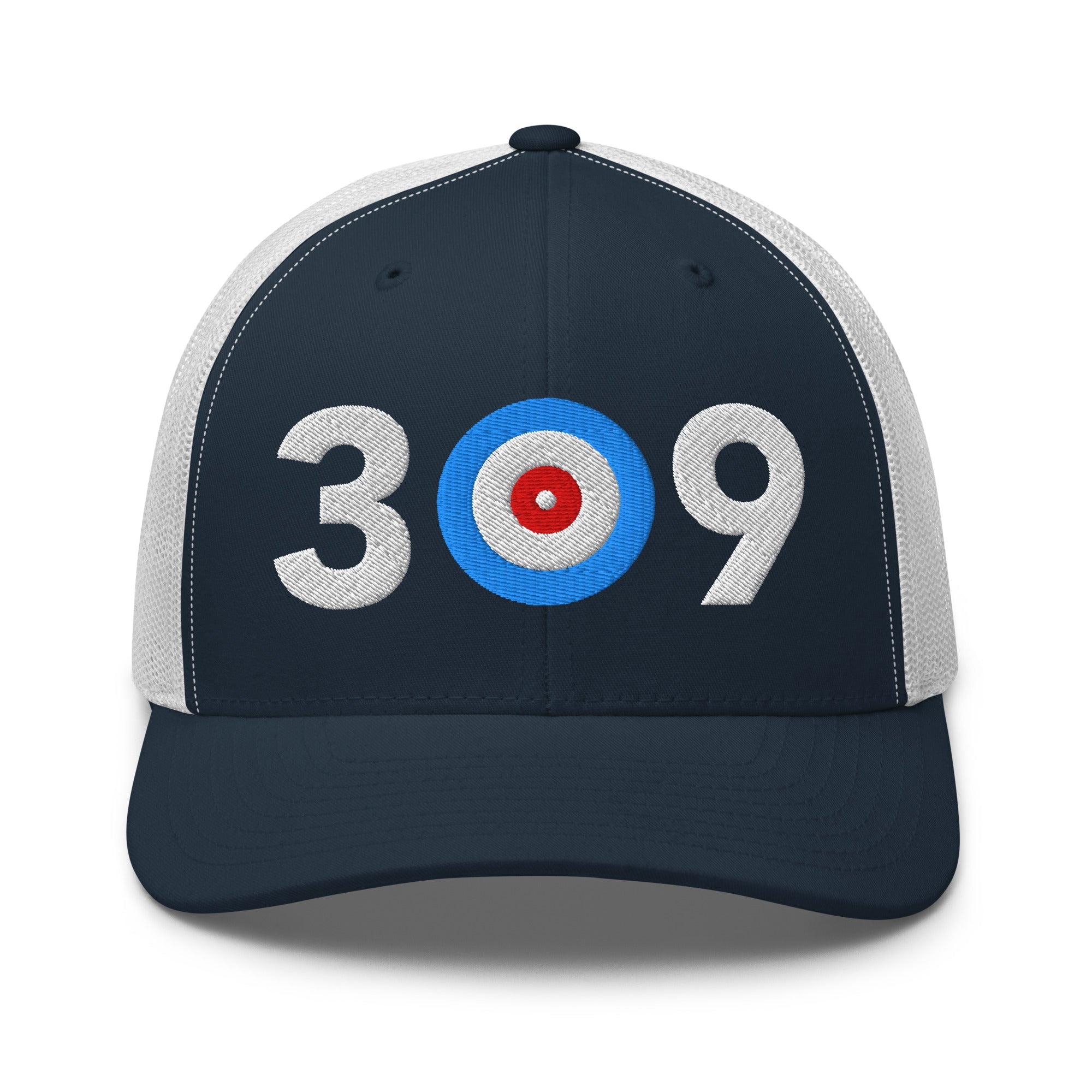 309 AREA CODE - ILLINOIS TRUCKER CAP - Broomfitters