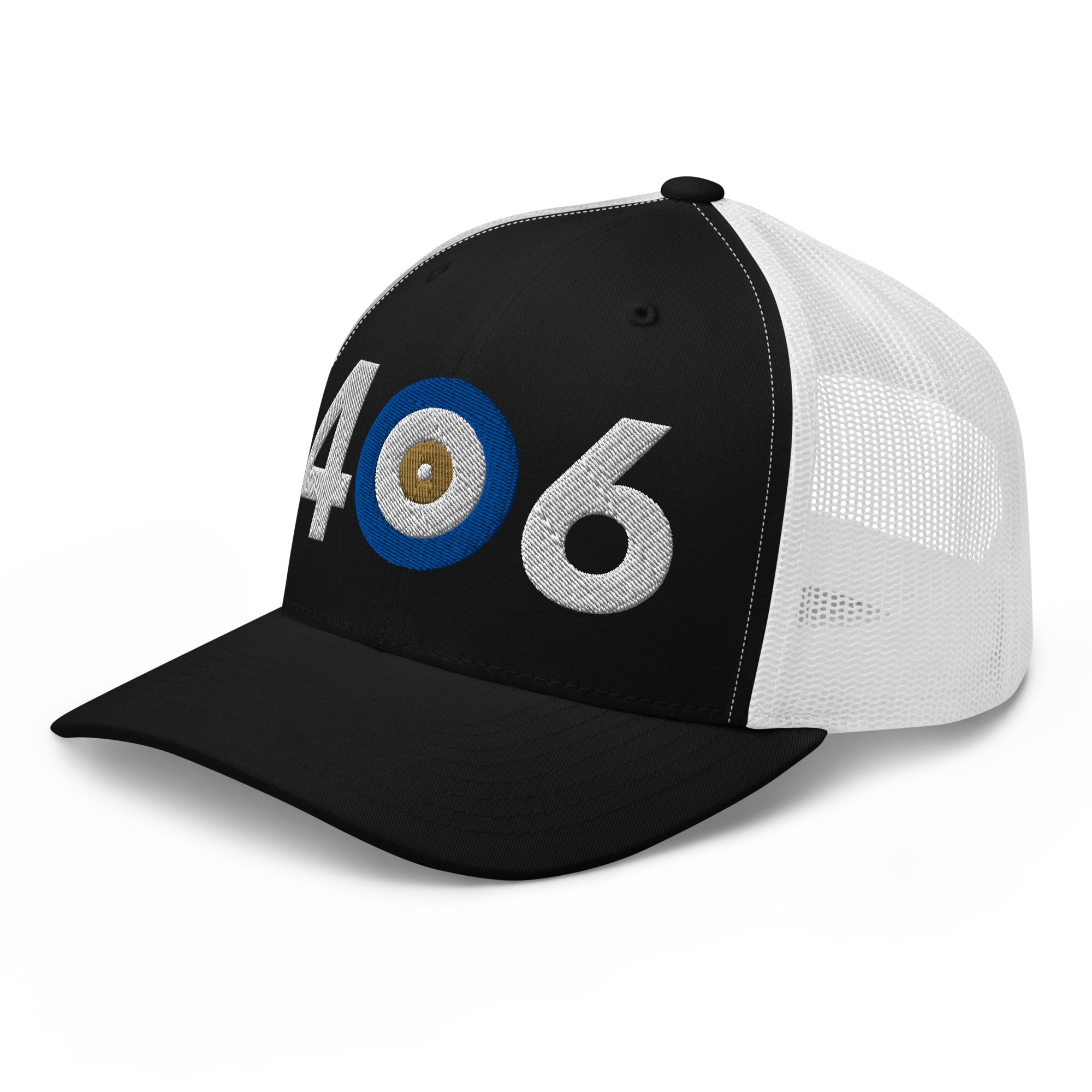 406 area code Montana - Last Chance Curling Trucker Cap - Broomfitters
