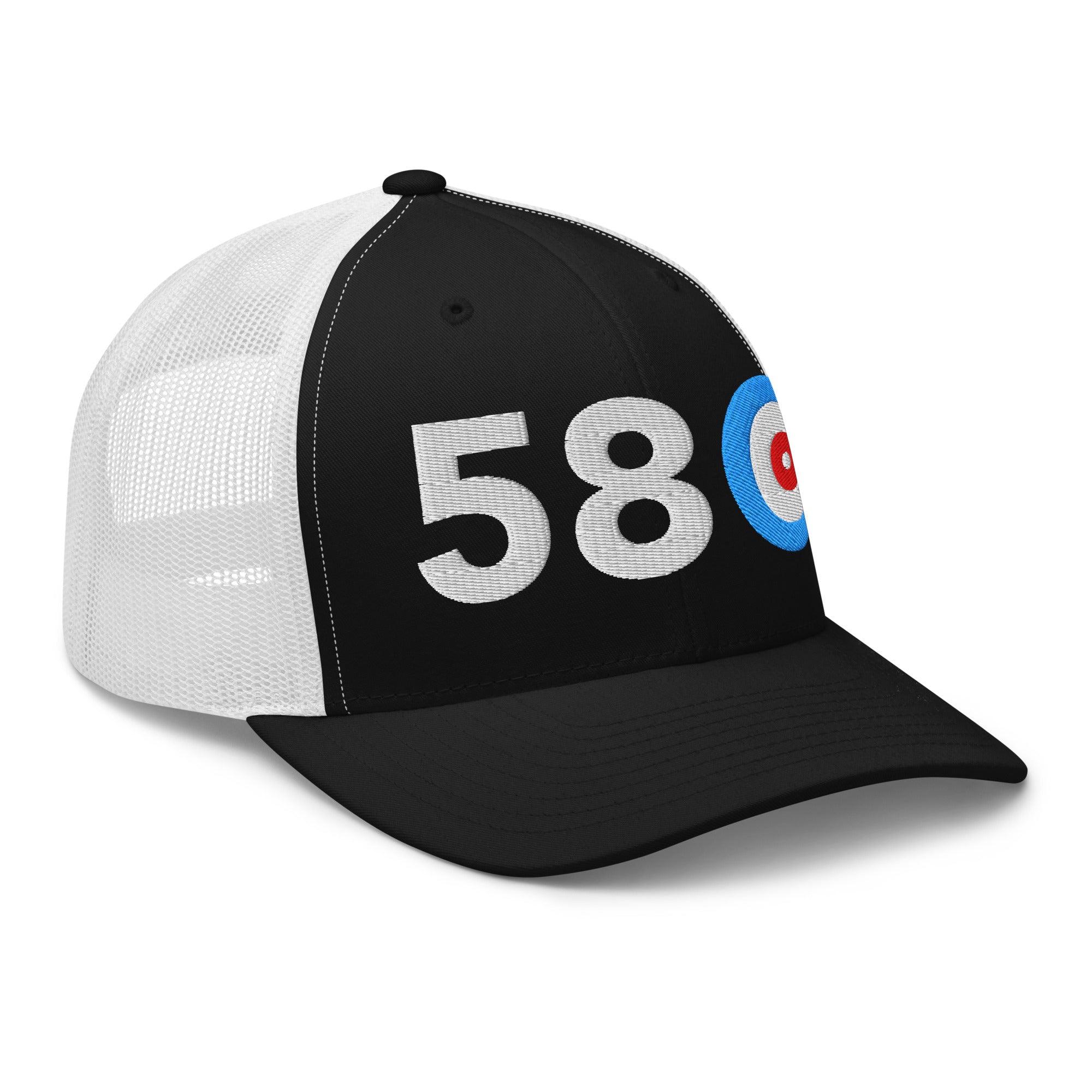 580 AREA CODE - OKLAHOMA Trucker Cap - Broomfitters