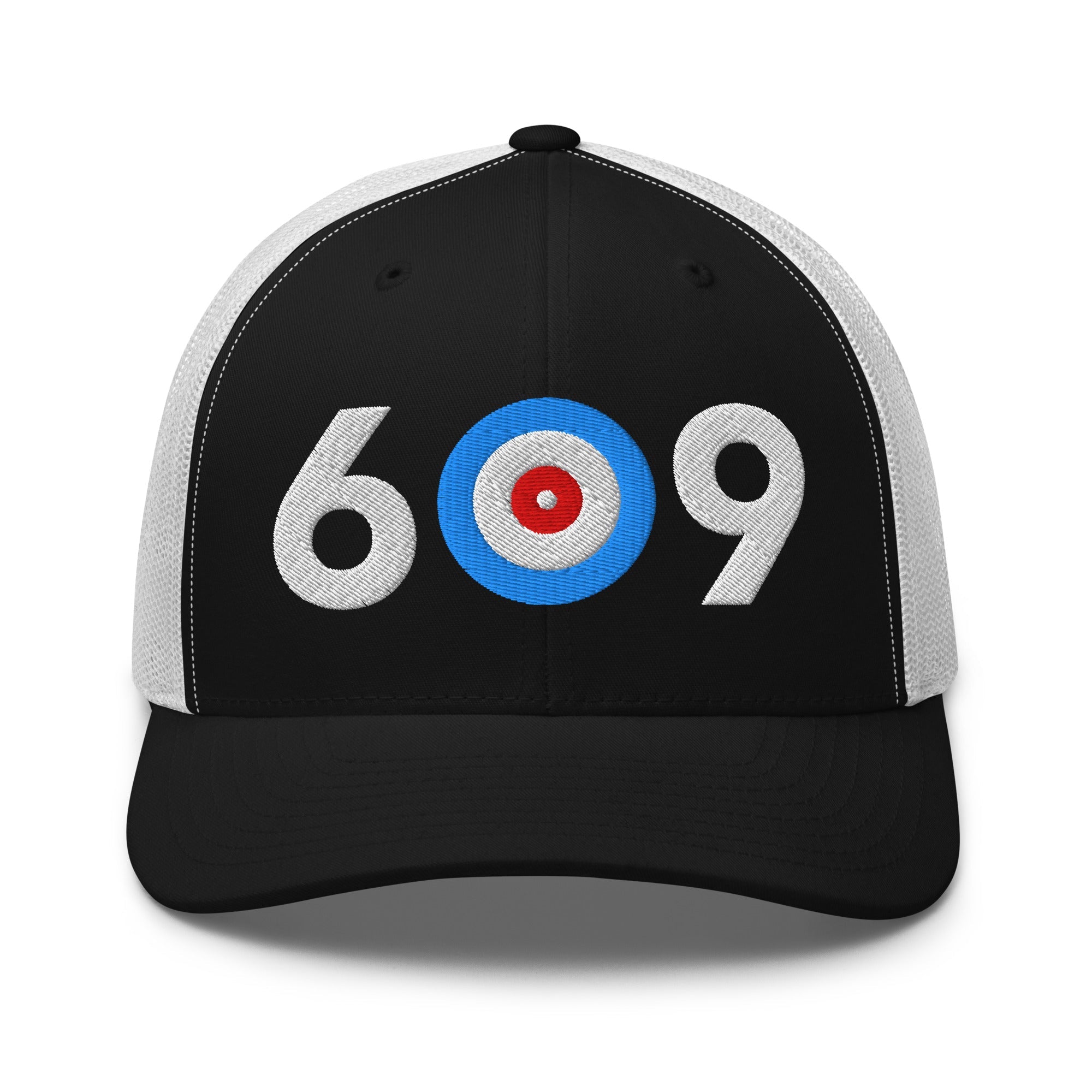 609 AREA CODE - NEW JERSEY TRUCKER CAP - Broomfitters
