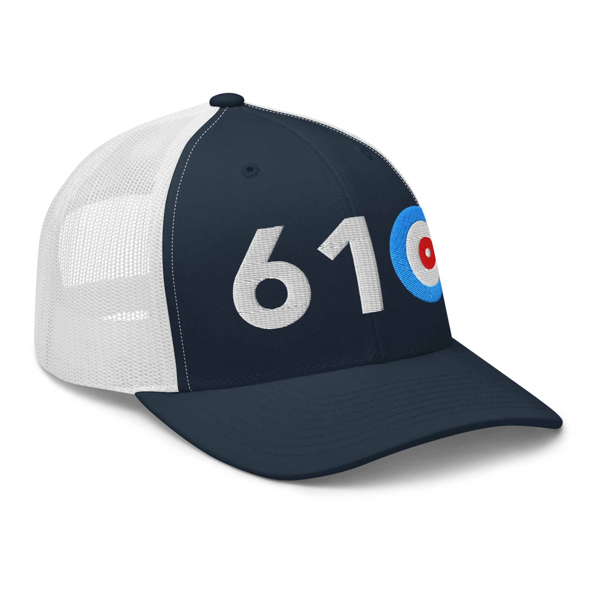 610 AREA CODE - PENNSYLVANIA TRUCKER CAP - Broomfitters