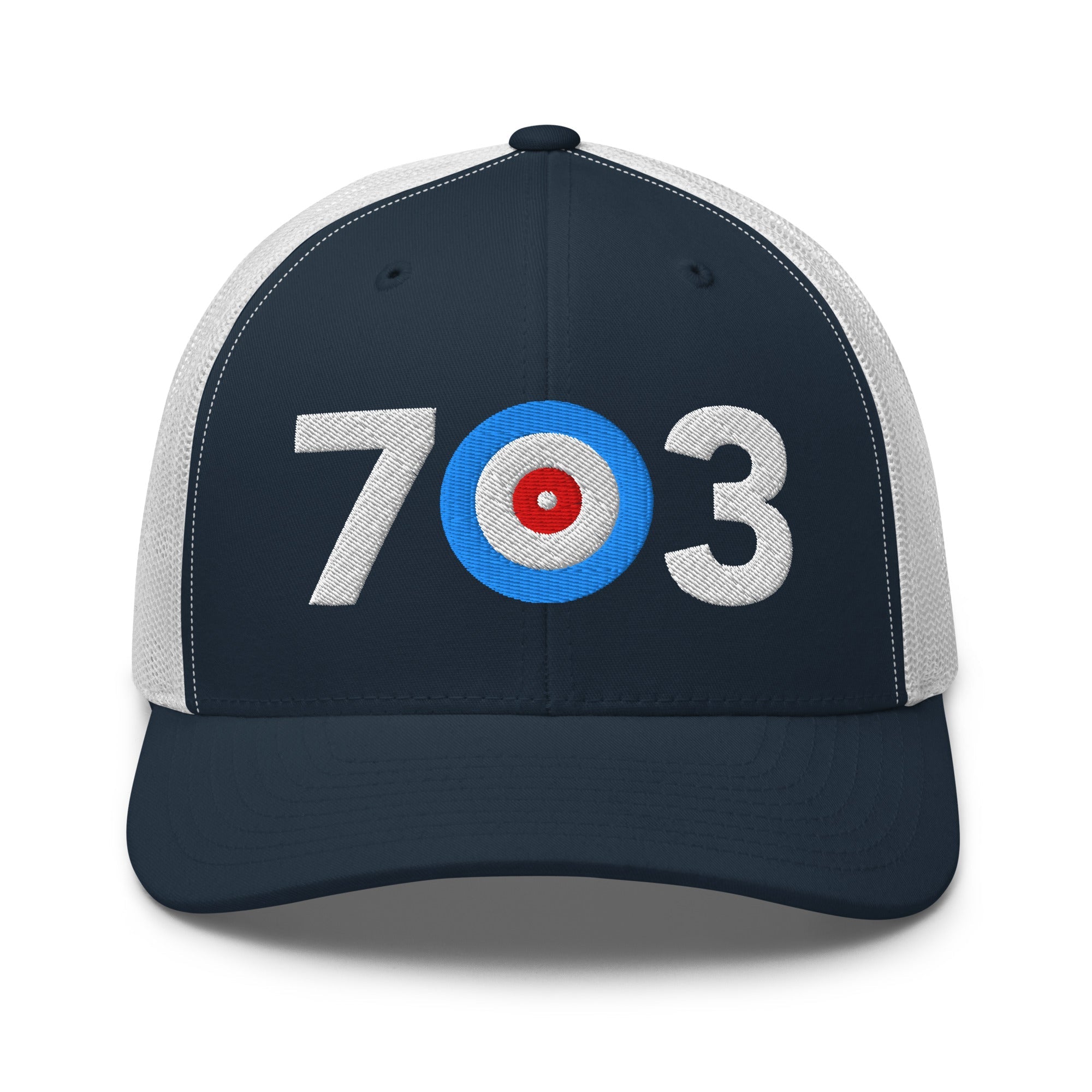 703 Area Code - Virginia Trucker Cap - Broomfitters