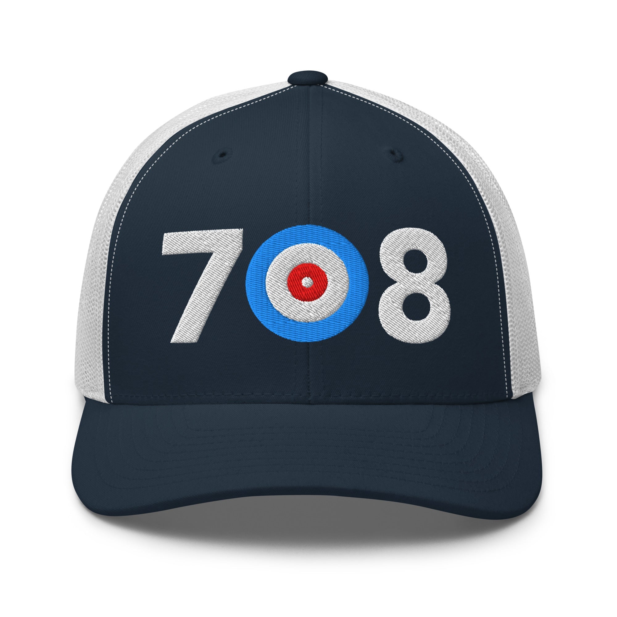 708 AREA CODE - ILLINOIS TRUCKER CAP - Broomfitters