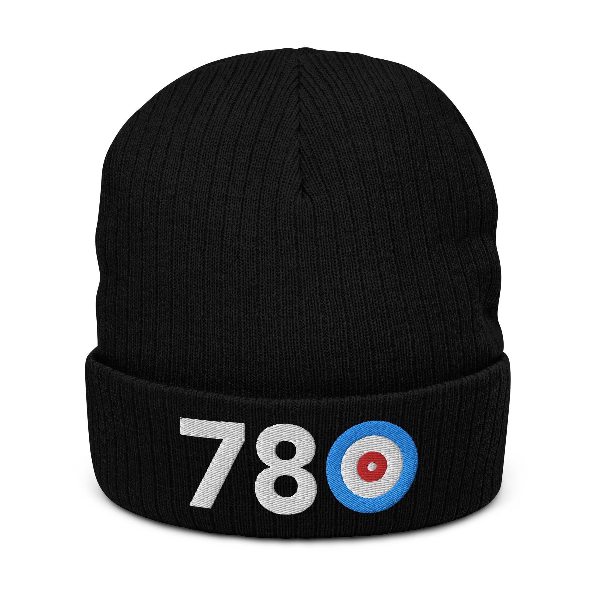 780 Edmonton Area Code Ribbed knit beanie - Broomfitters