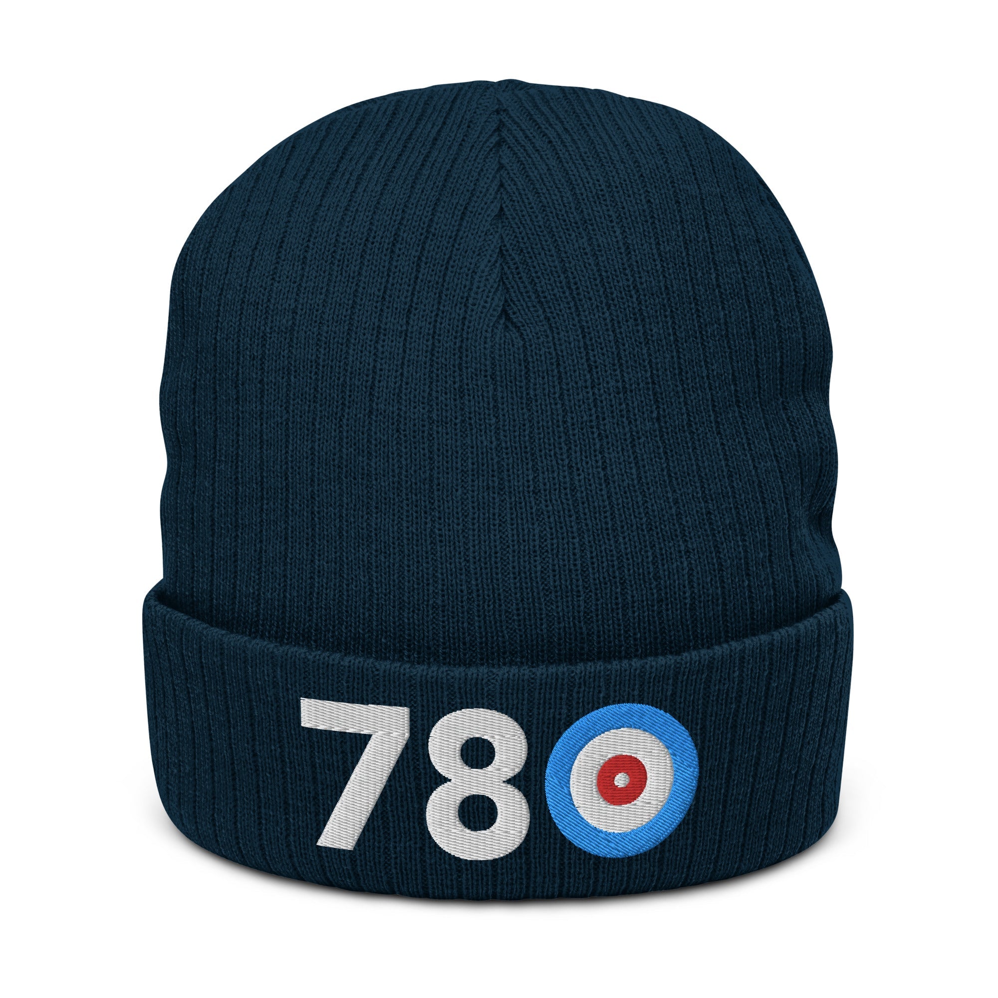 780 Edmonton Area Code Ribbed knit beanie - Broomfitters