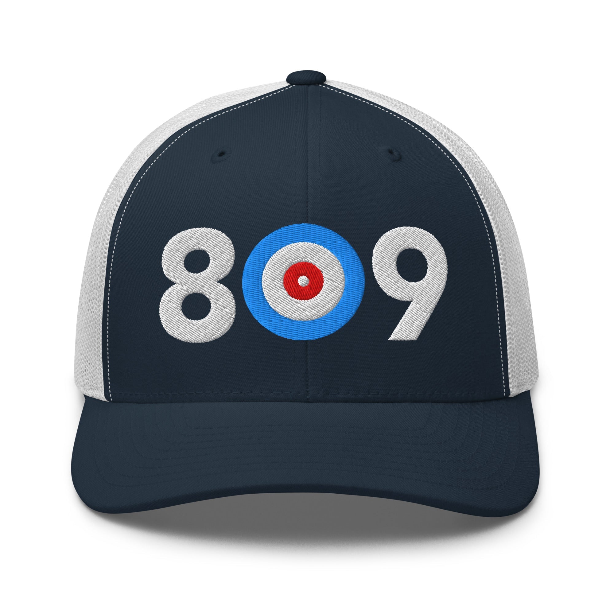 809 AREA CODE - DOMINICAN REPUBLIC TRUCKER CAP - Broomfitters