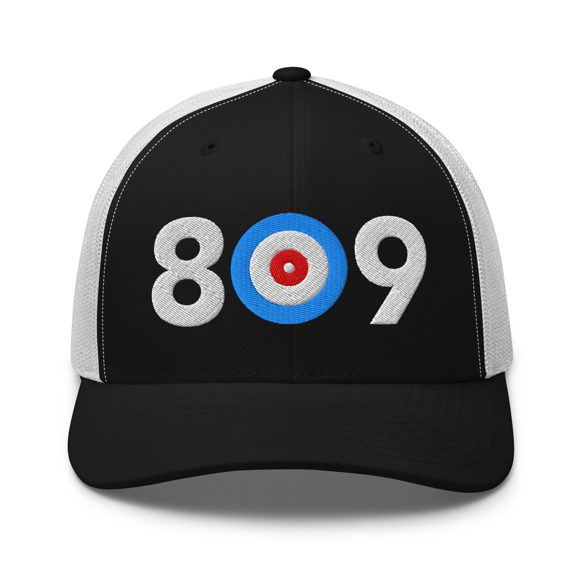809 AREA CODE - DOMINICAN REPUBLIC TRUCKER CAP - Broomfitters