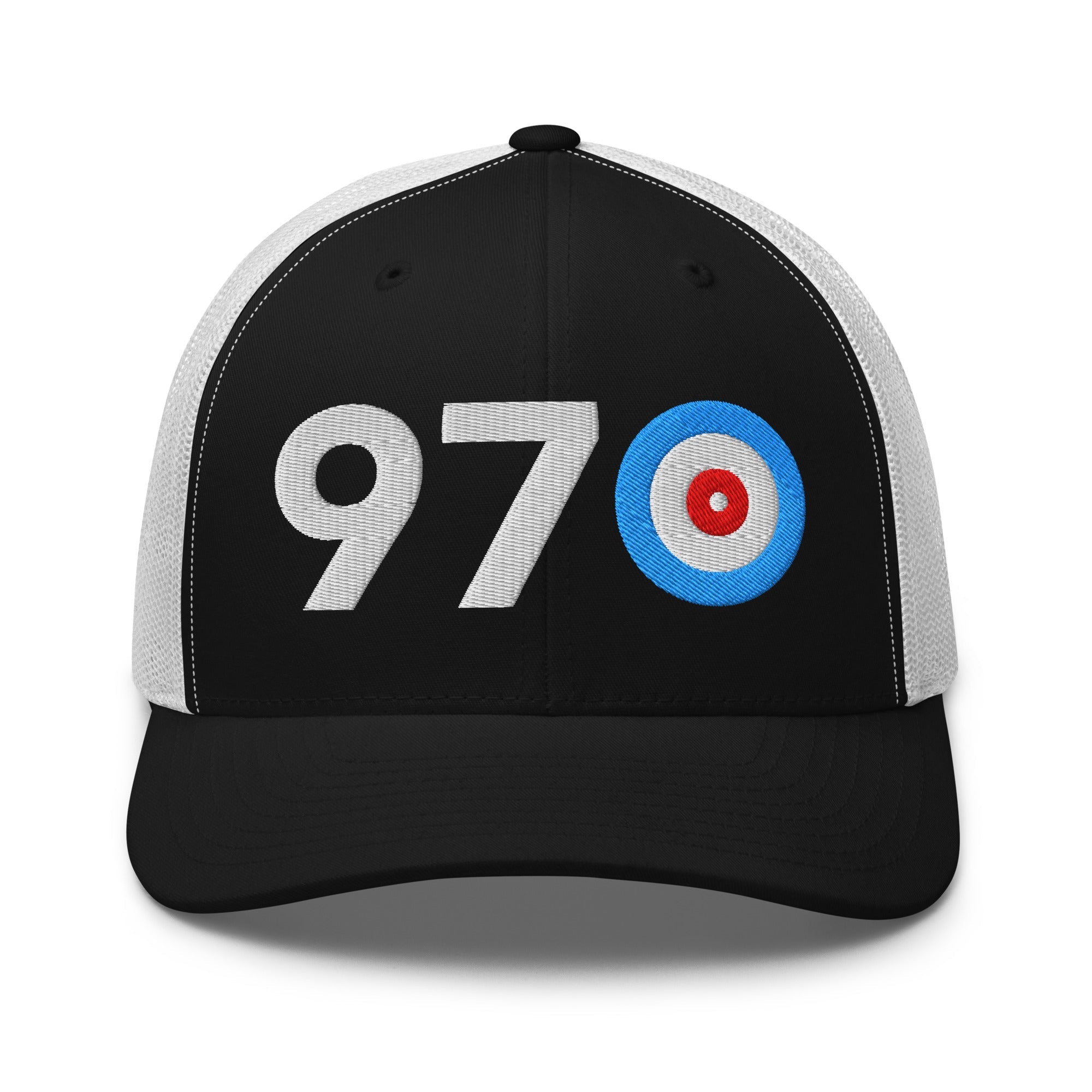 970 Area Code - Colorado Trucker Cap - Broomfitters