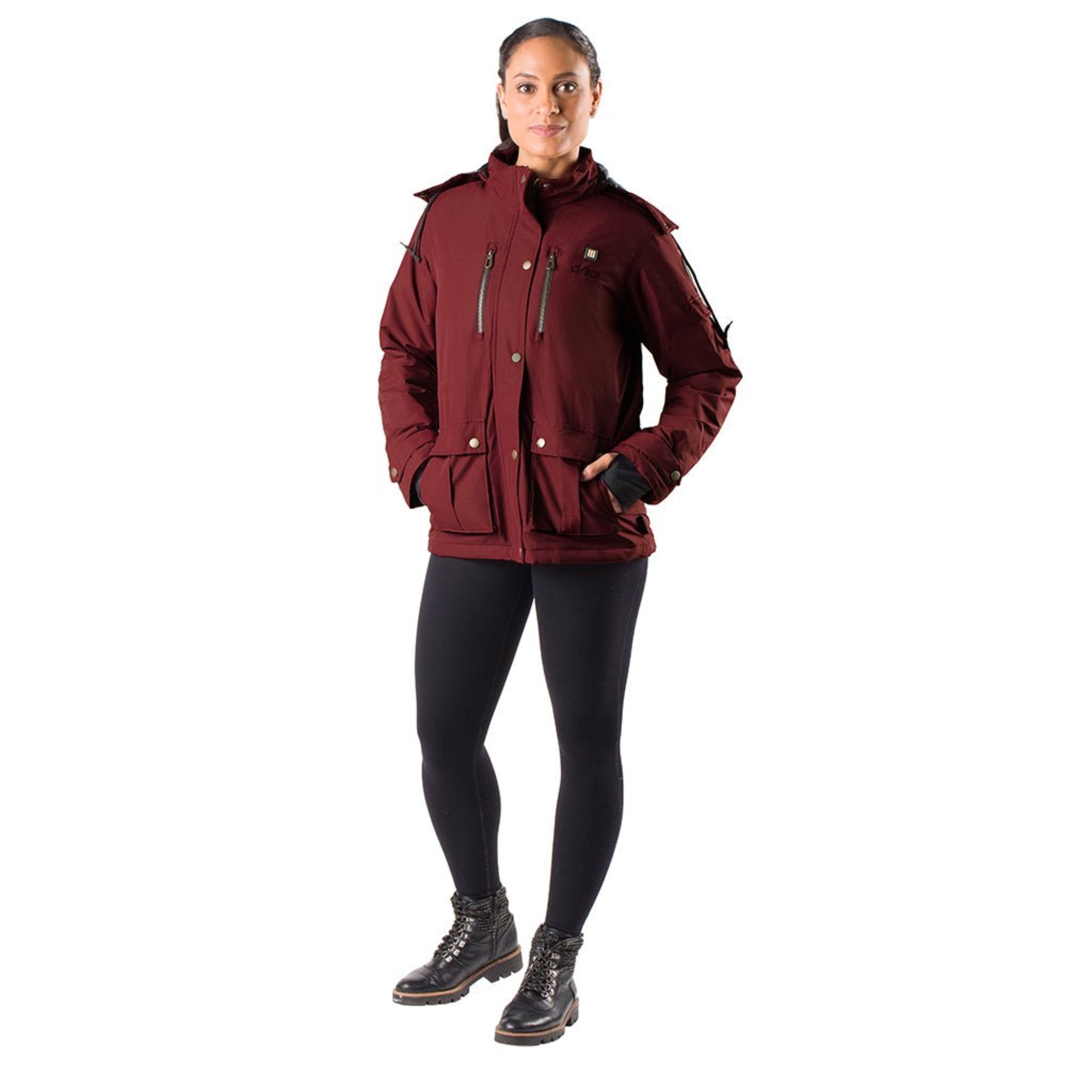 Arcadia Womens Heated Parka - Broomfitters