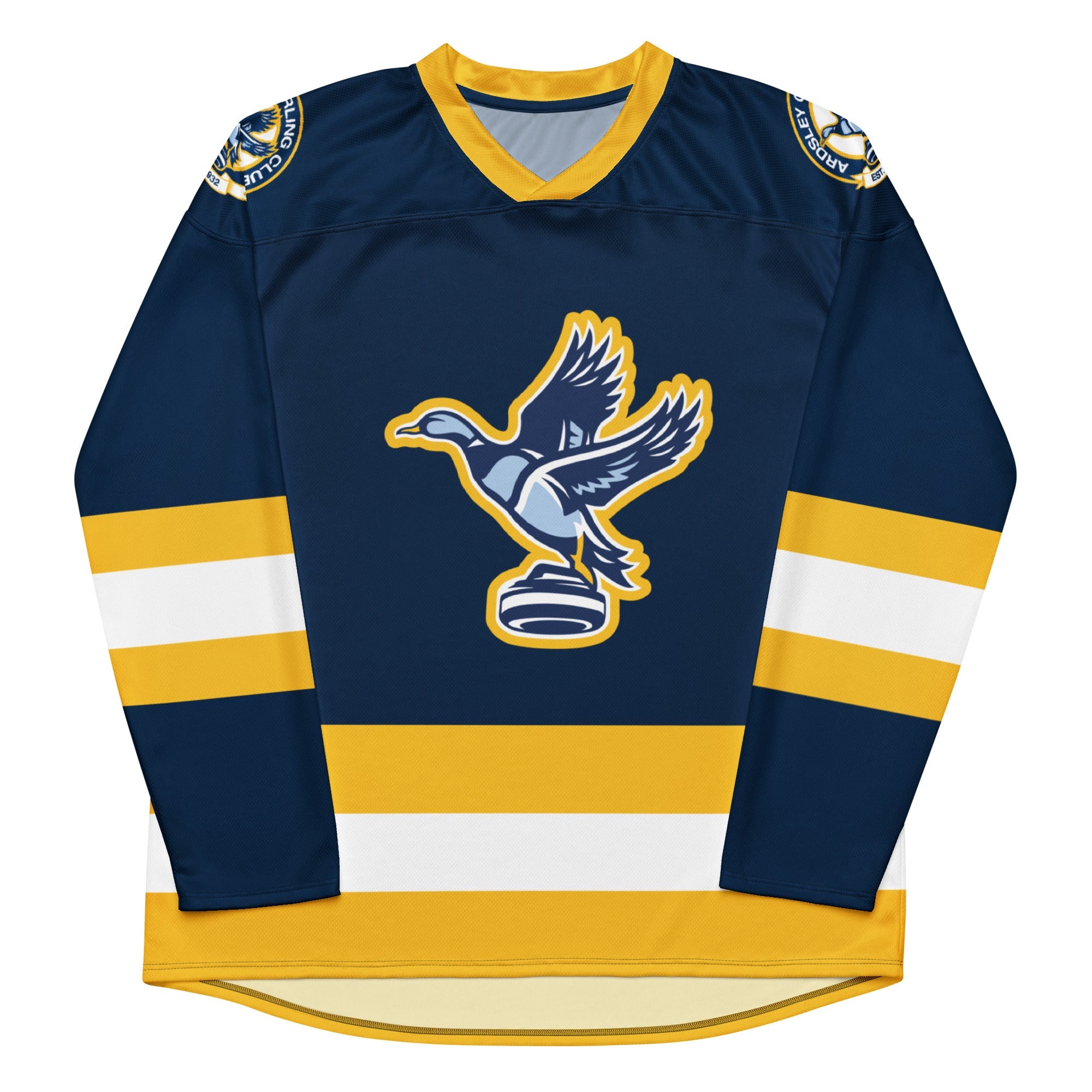 Ardsley Curling Club Recycled hockey fan jersey - Broomfitters