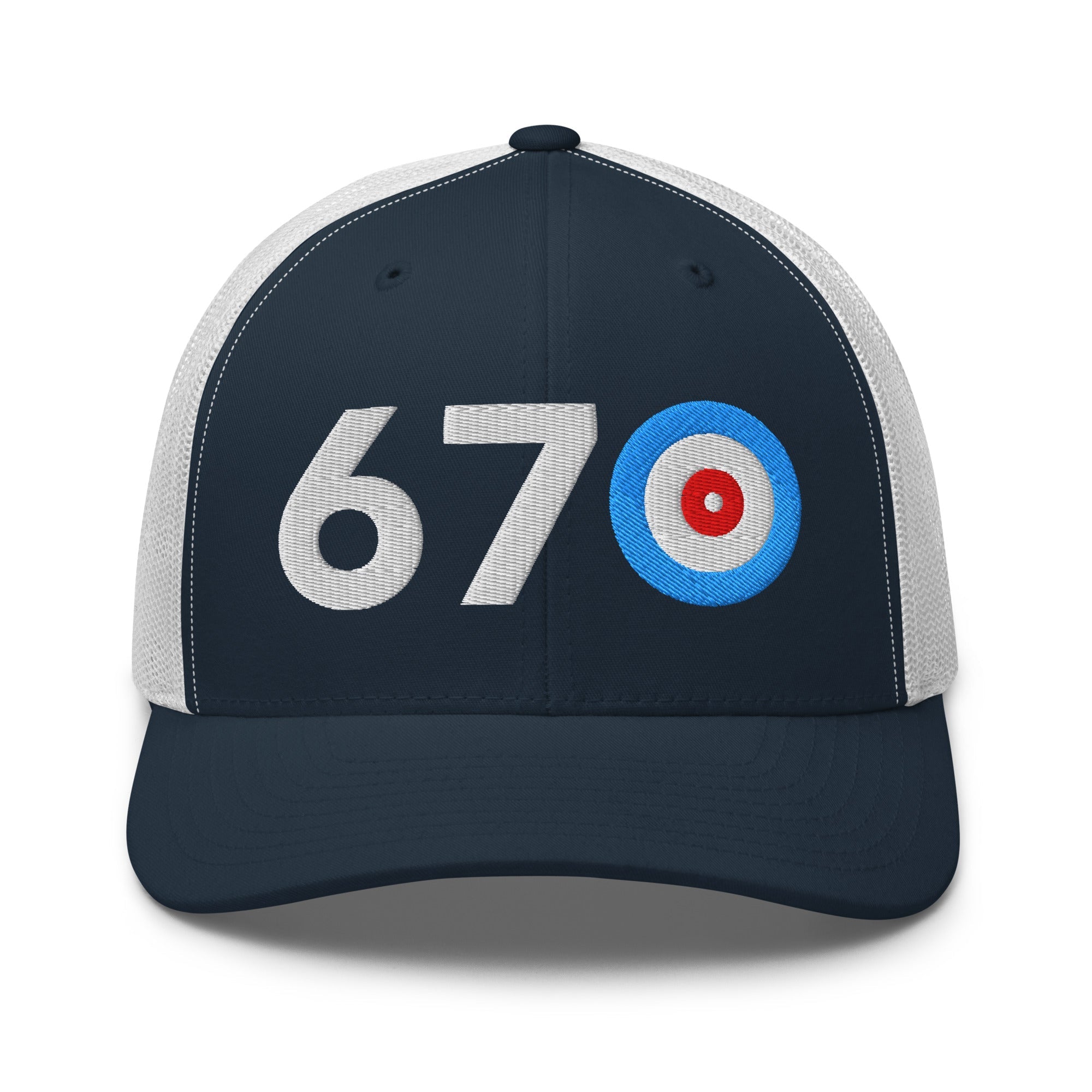 AREA CODE 670 - Northern Mariana Islands Trucker Hat - Broomfitters