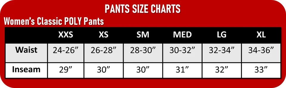 Asham Classic Poly Women's Curling Pants - Broomfitters