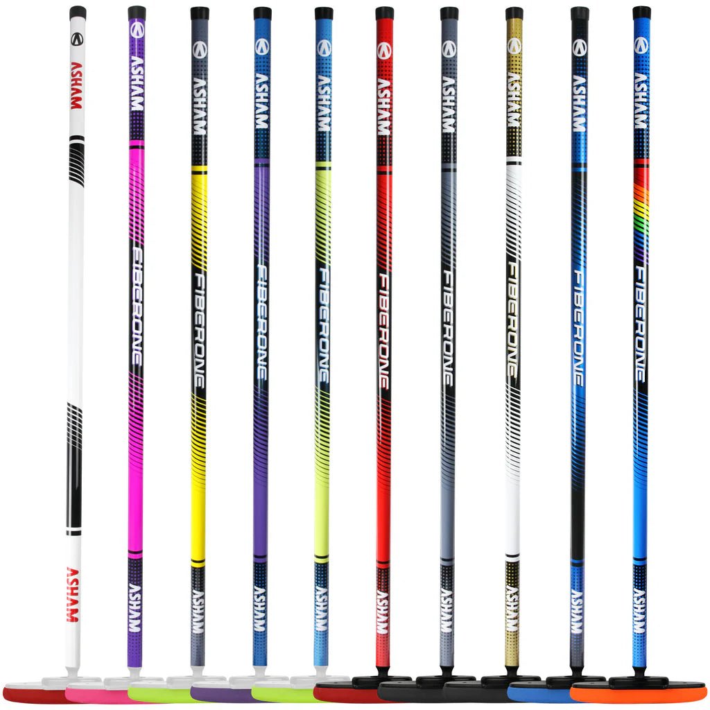 Asham Cyber V2 Fiberglass Curling Broom - Broomfitters