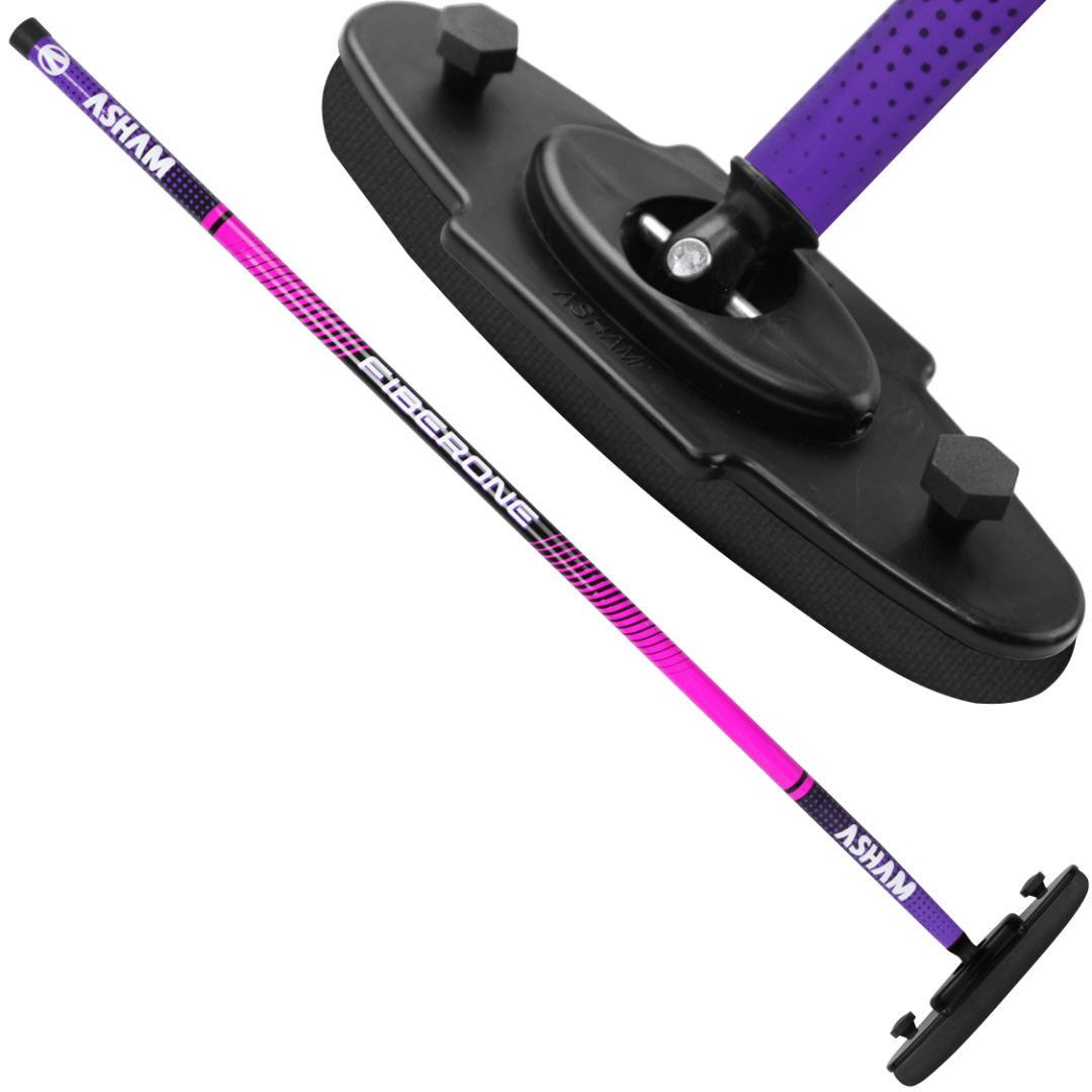 Asham V2 Fiberglass Curling Broom - Broomfitters