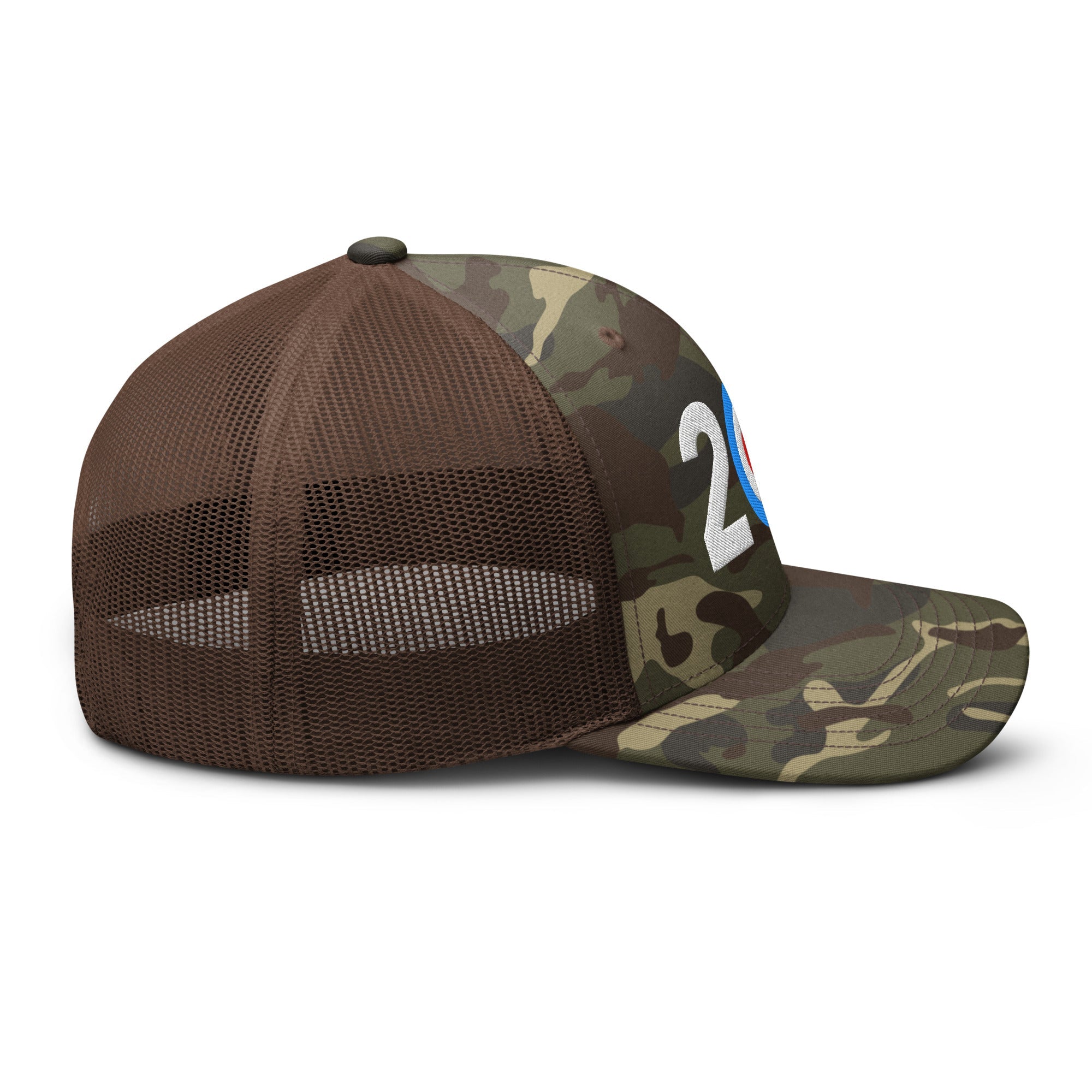 Belfast Curling Area Code 207 - Camouflage trucker hat - Broomfitters