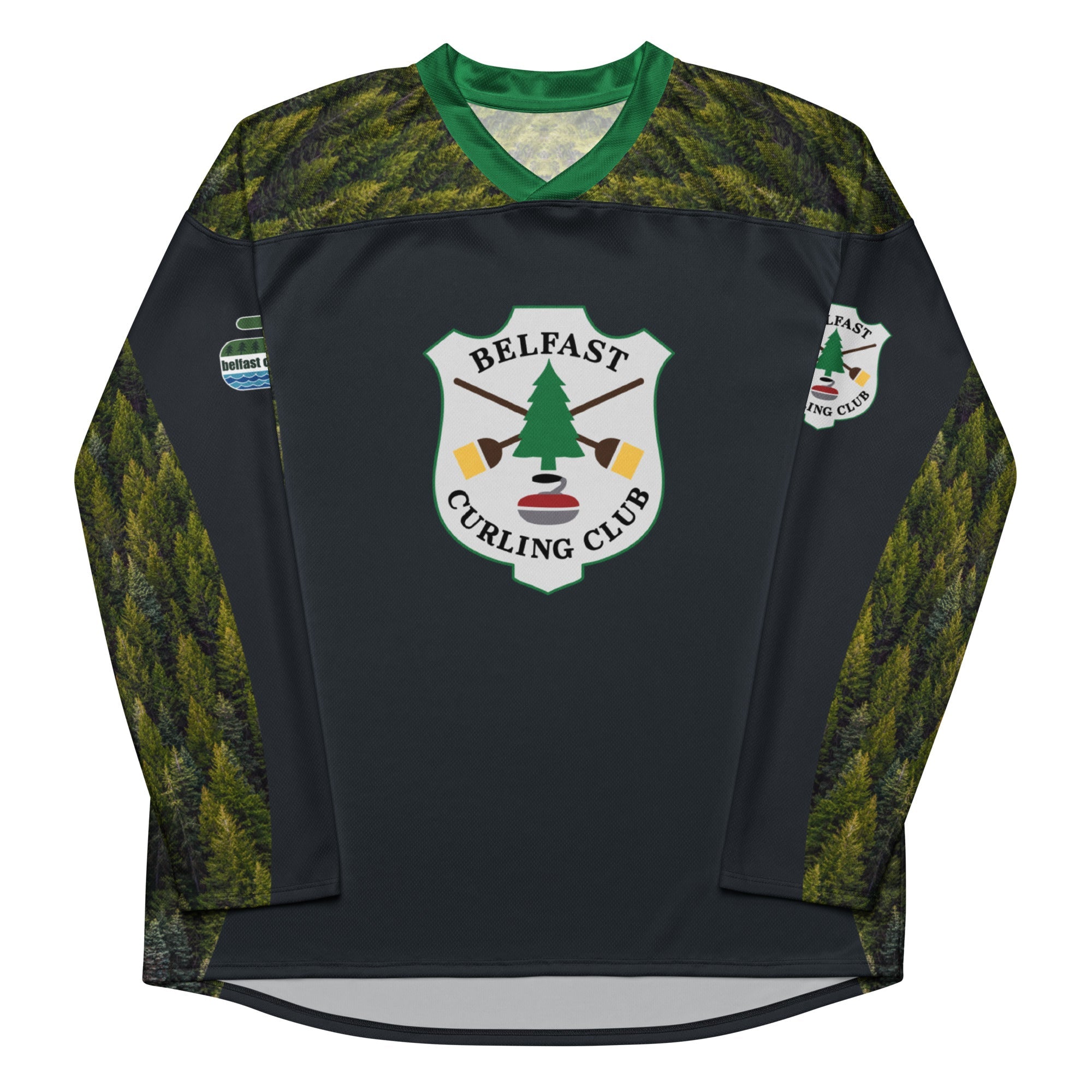 Belfast Curling Club Recycled lightweight hockey style fan jersey - Broomfitters