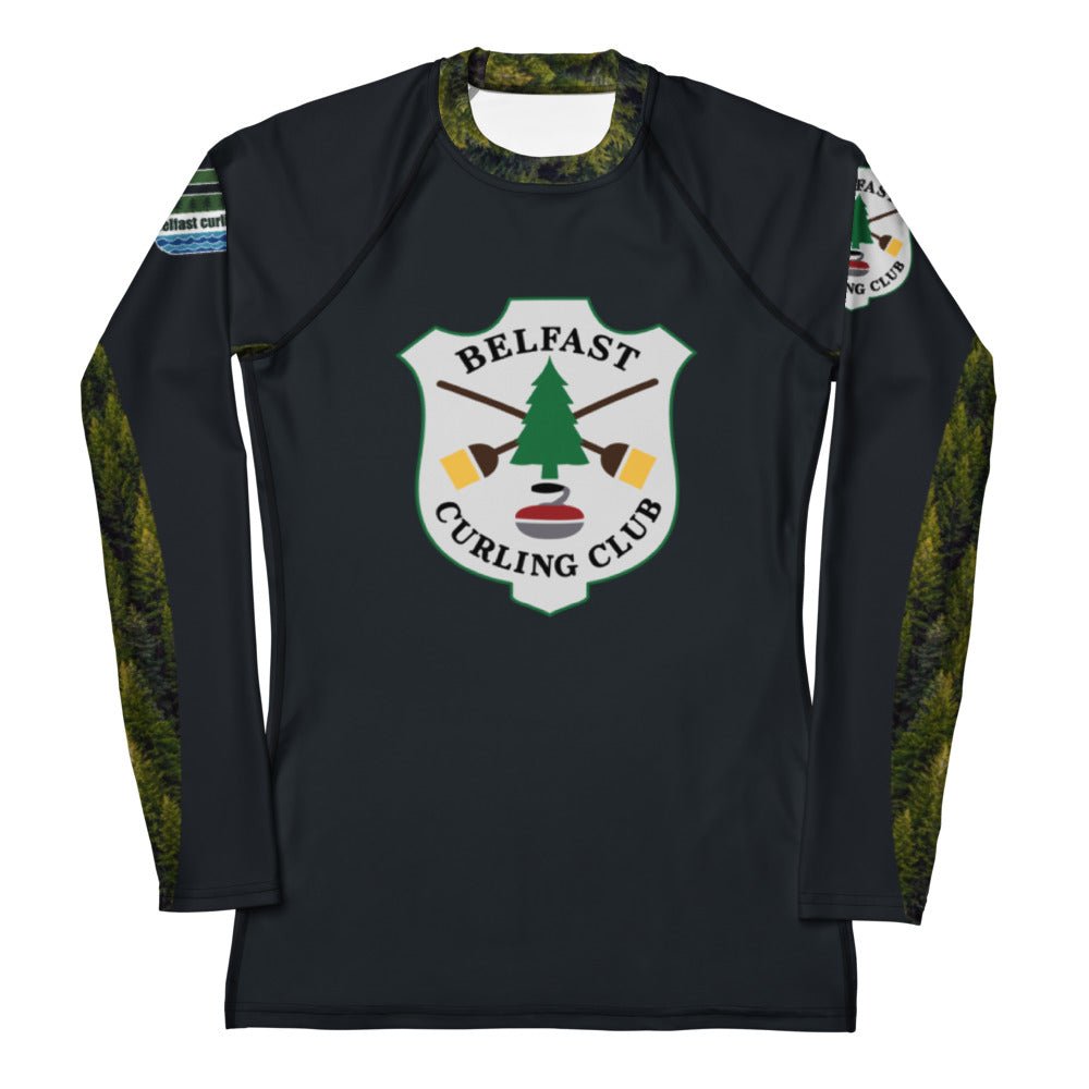 Belfast Curling Club Women's Rash Guard - Broomfitters