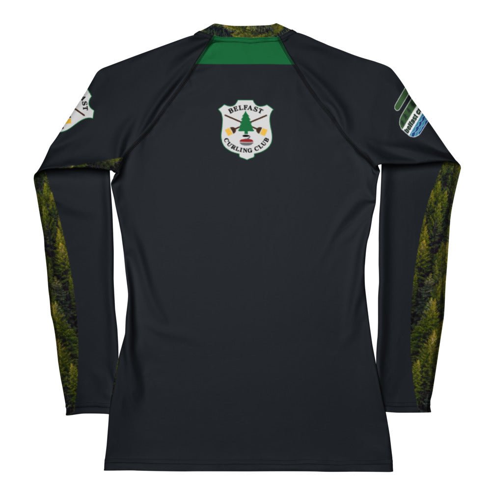 Belfast Curling Club Women's Rash Guard - Broomfitters