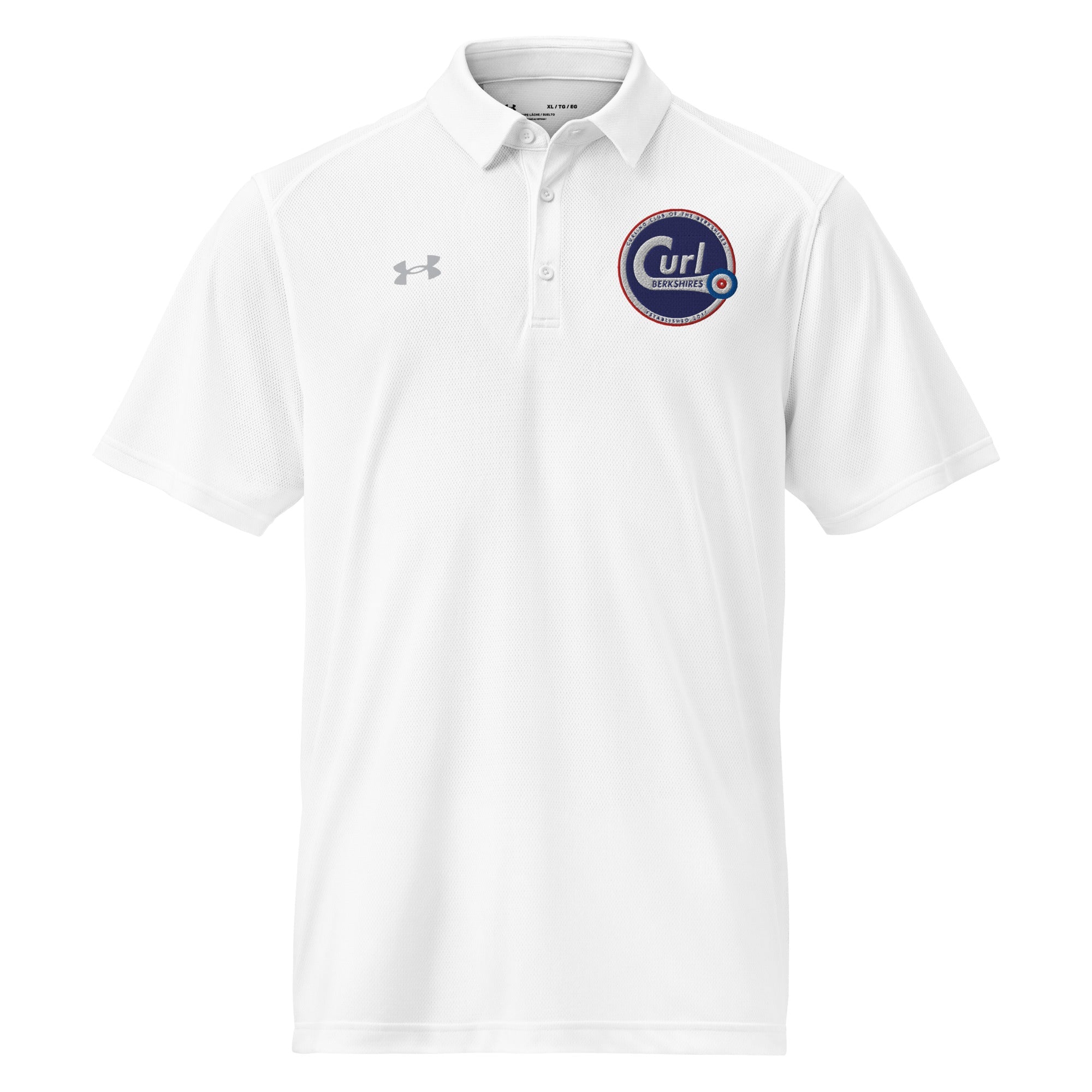 Berkshires Curling Club Under Armour® men's polo - Broomfitters