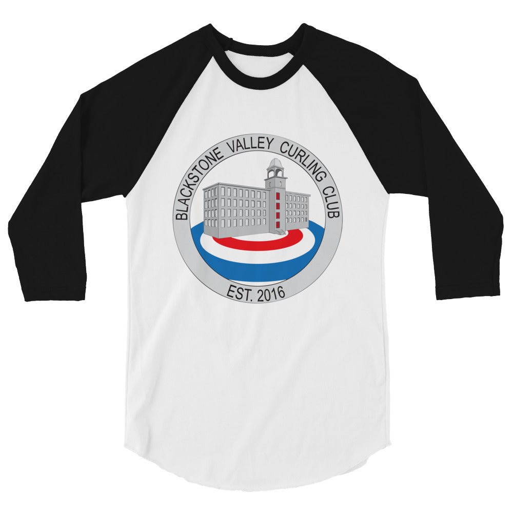 Blackstone Valley Curling Club 3/4 sleeve raglan shirt - Broomfitters