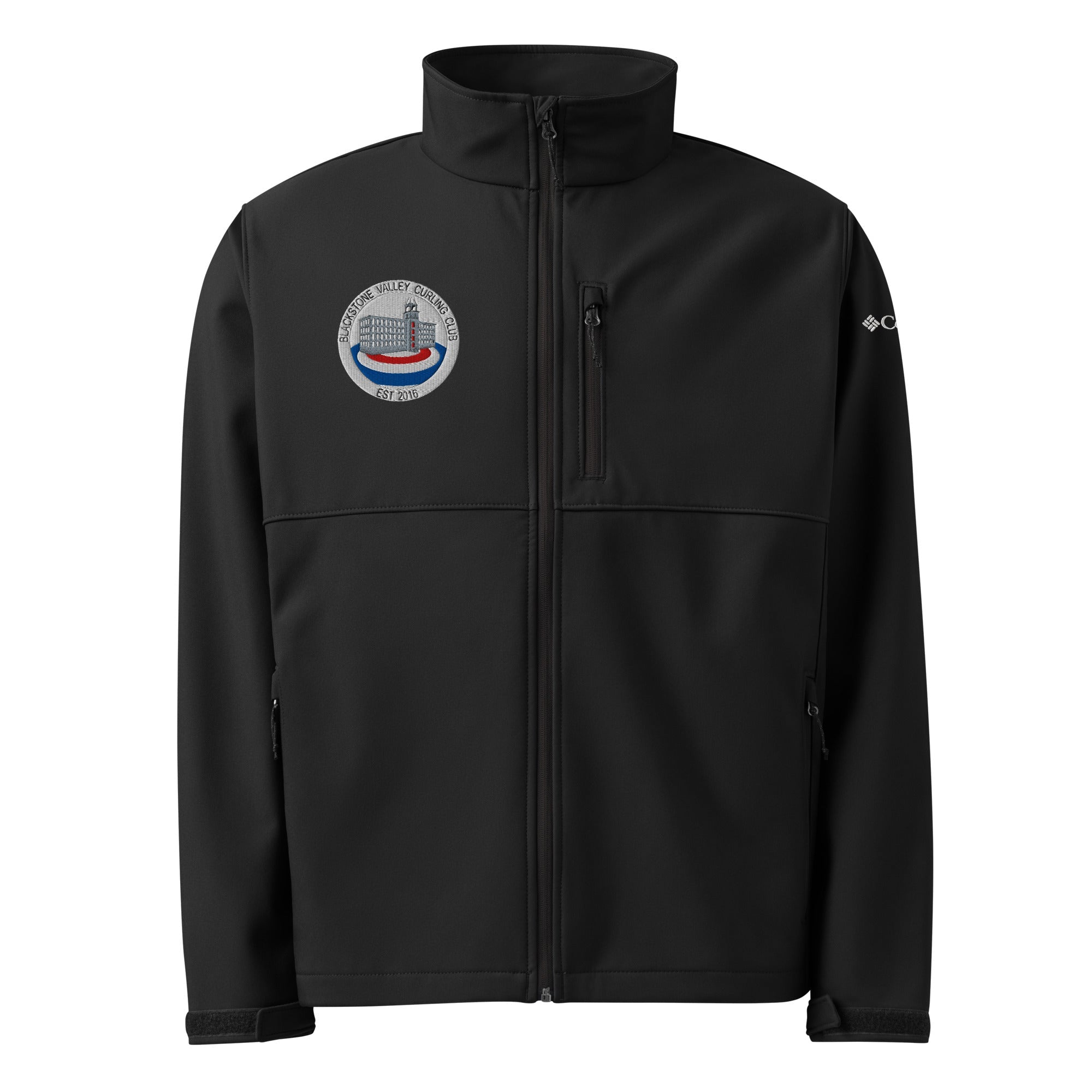 Blackstone Valley Curling Club Columbia soft shell jacket - Broomfitters