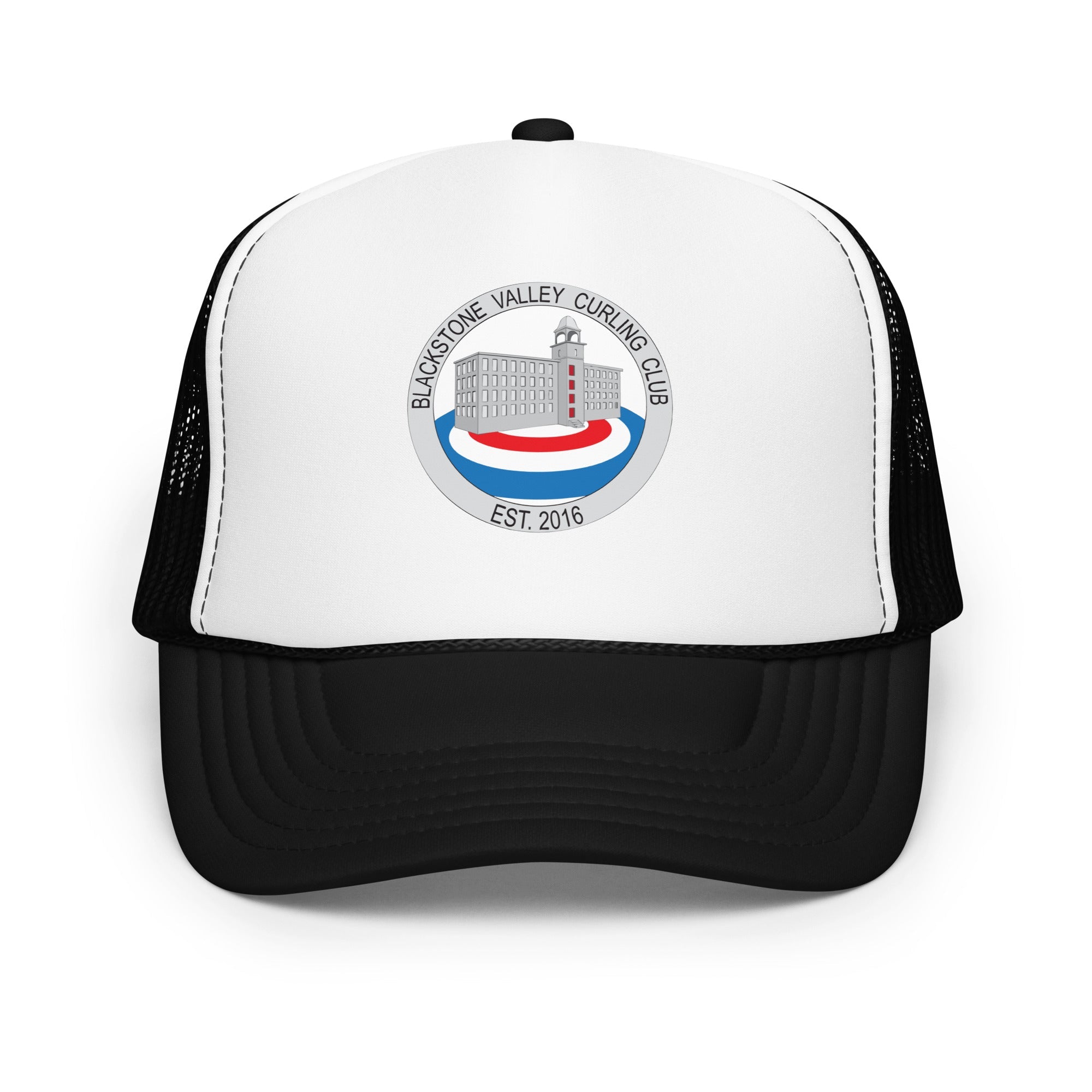 Blackstone Valley Curling Club Foam trucker hat - Broomfitters