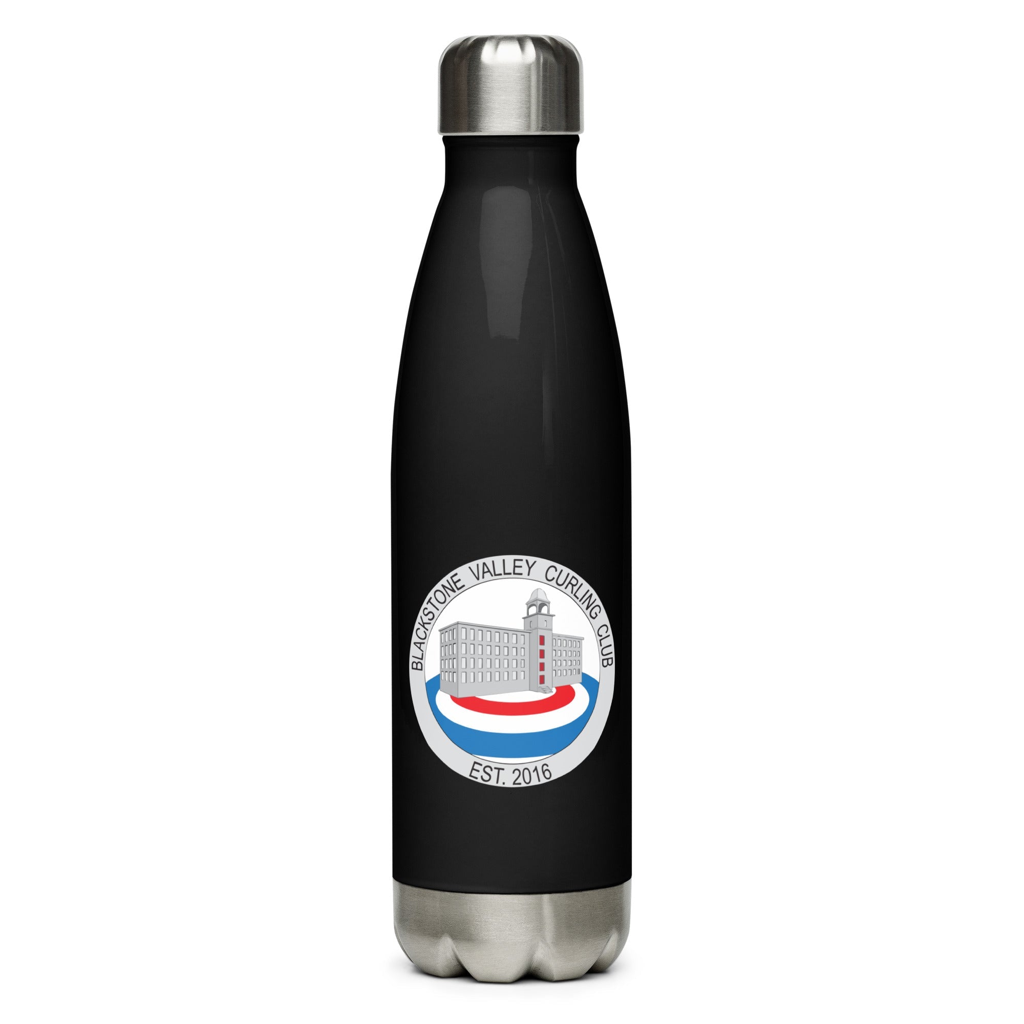 Blackstone Valley Curling Club Stainless steel water bottle - Broomfitters