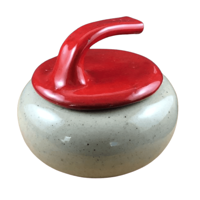 Ceramic Curling Stone Dish - Broomfitters