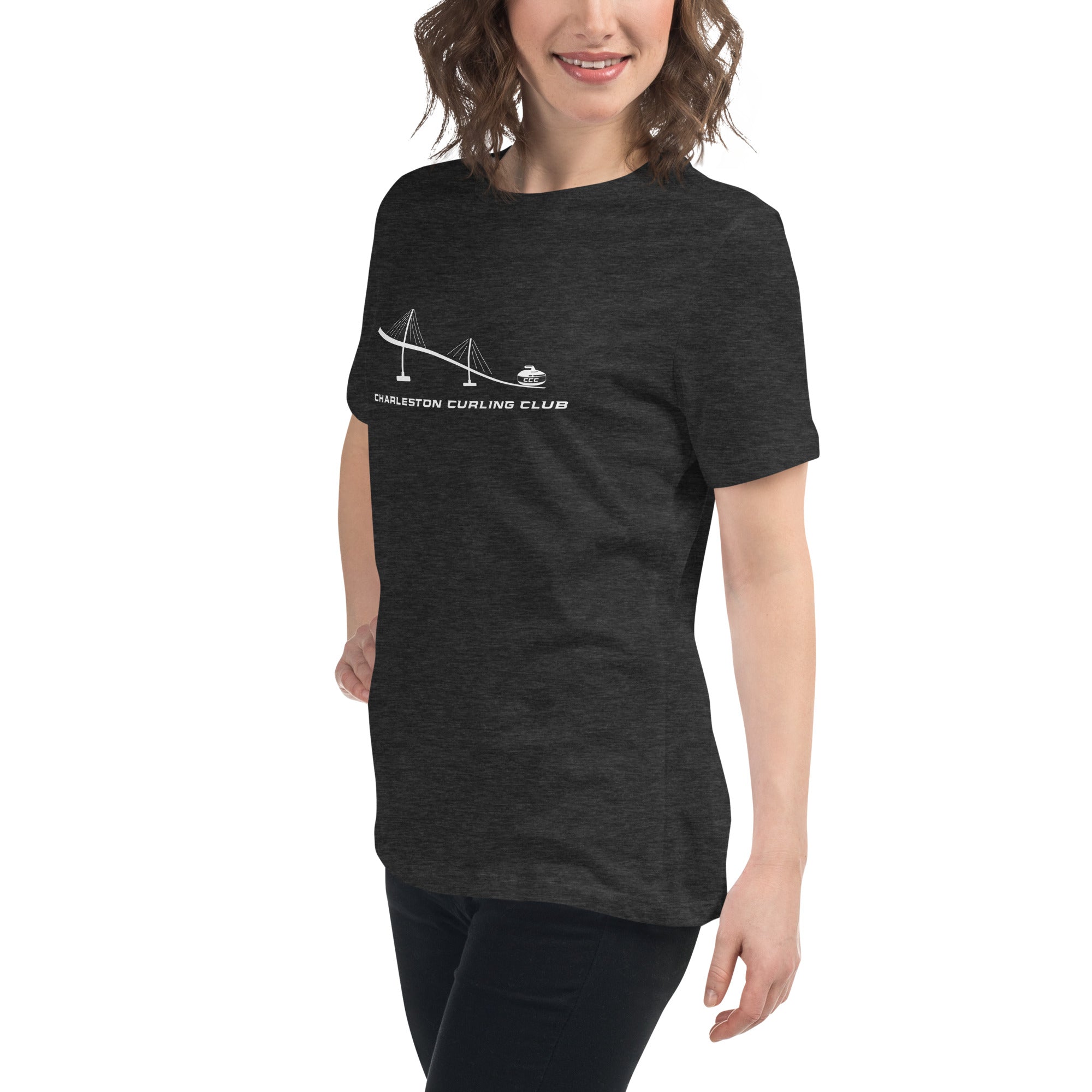 Charleston Curling Club Women's Relaxed T-Shirt - Broomfitters