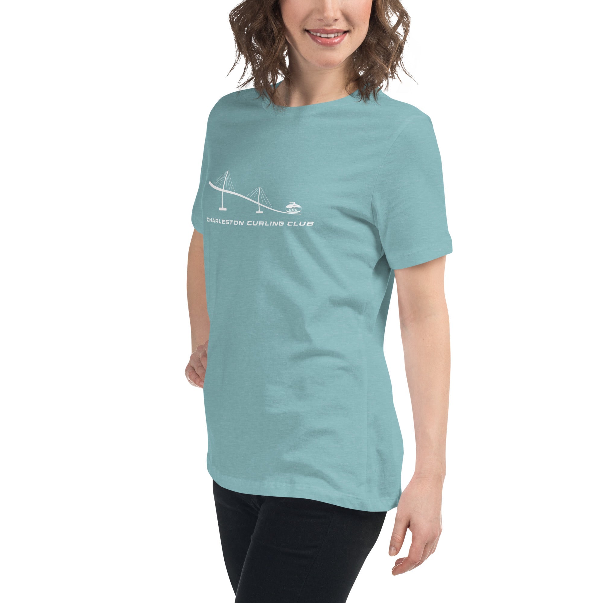 Charleston Curling Club Women's Relaxed T-Shirt - Broomfitters