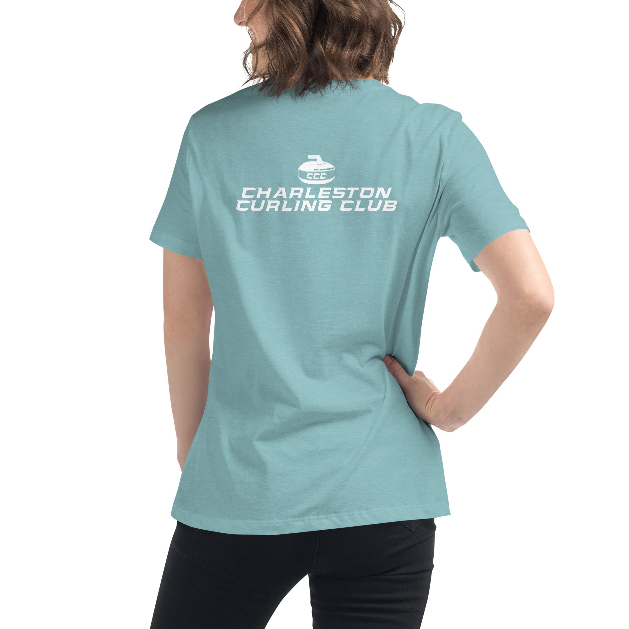 Charleston Curling Club Women's Relaxed T-Shirt - Broomfitters