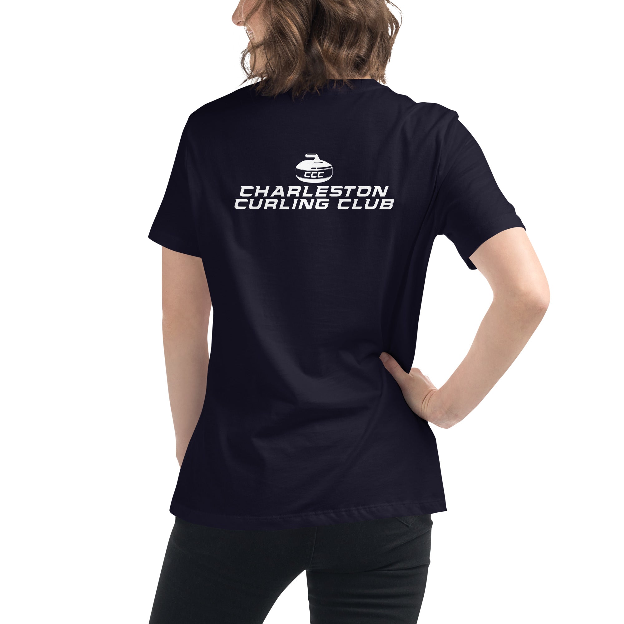 Charleston Curling Club Women's Relaxed T-Shirt - Broomfitters