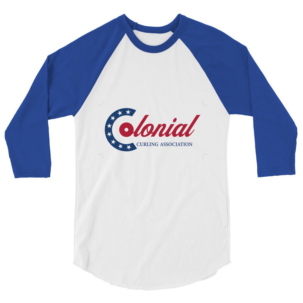 Colonial Curling Club 3/4 sleeve raglan shirt - Broomfitters