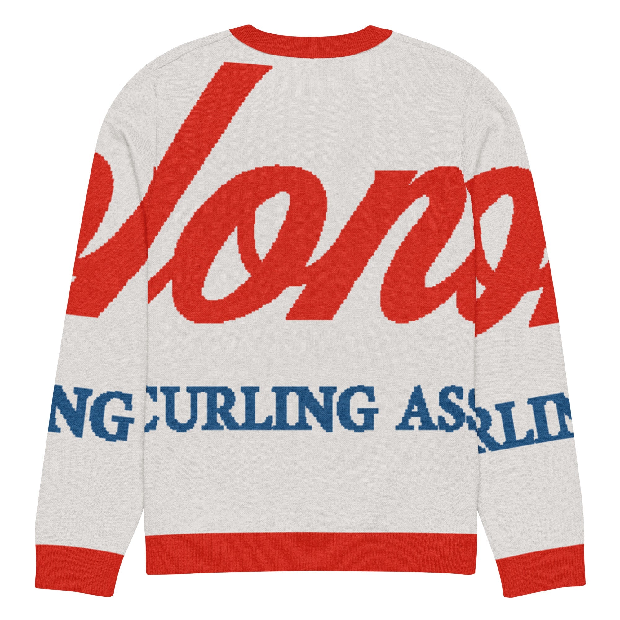 Colonial Curling Club Knitted crew neck sweater - Broomfitters