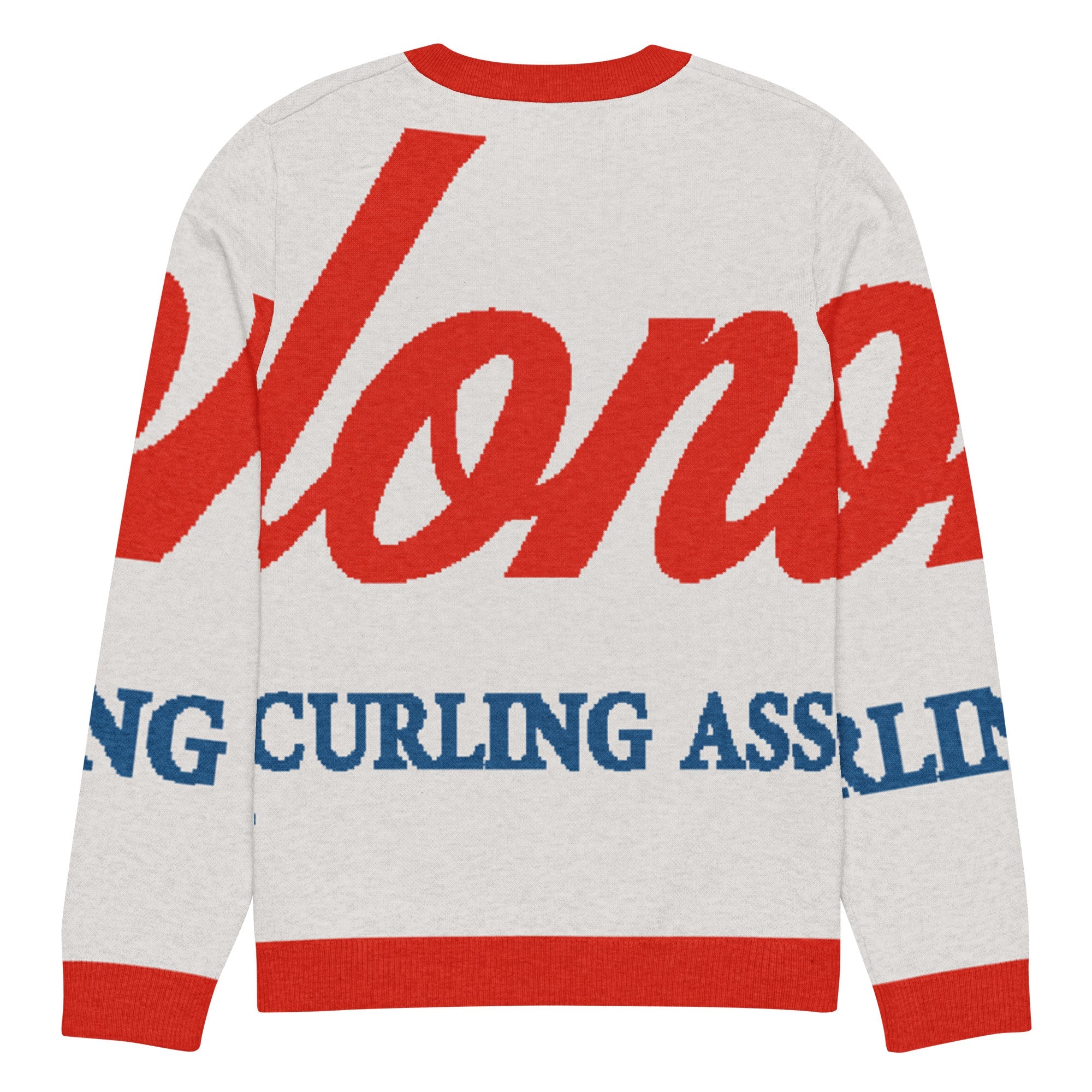 Colonial Curling Club Knitted crew neck sweater - Broomfitters
