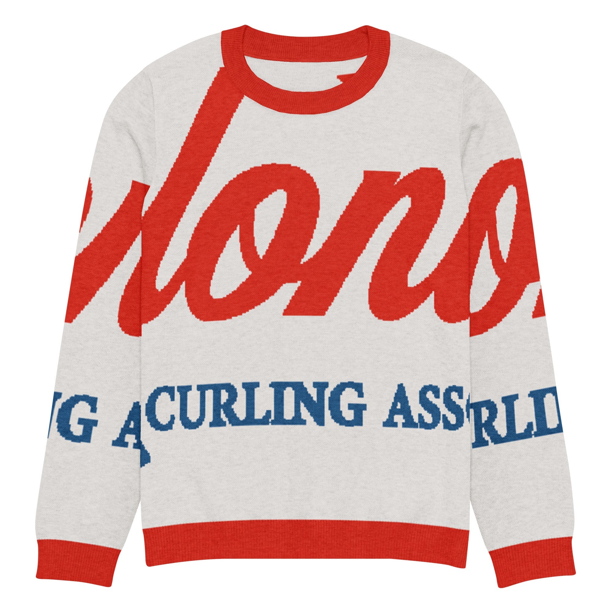 Colonial Curling Club Knitted crew neck sweater - Broomfitters
