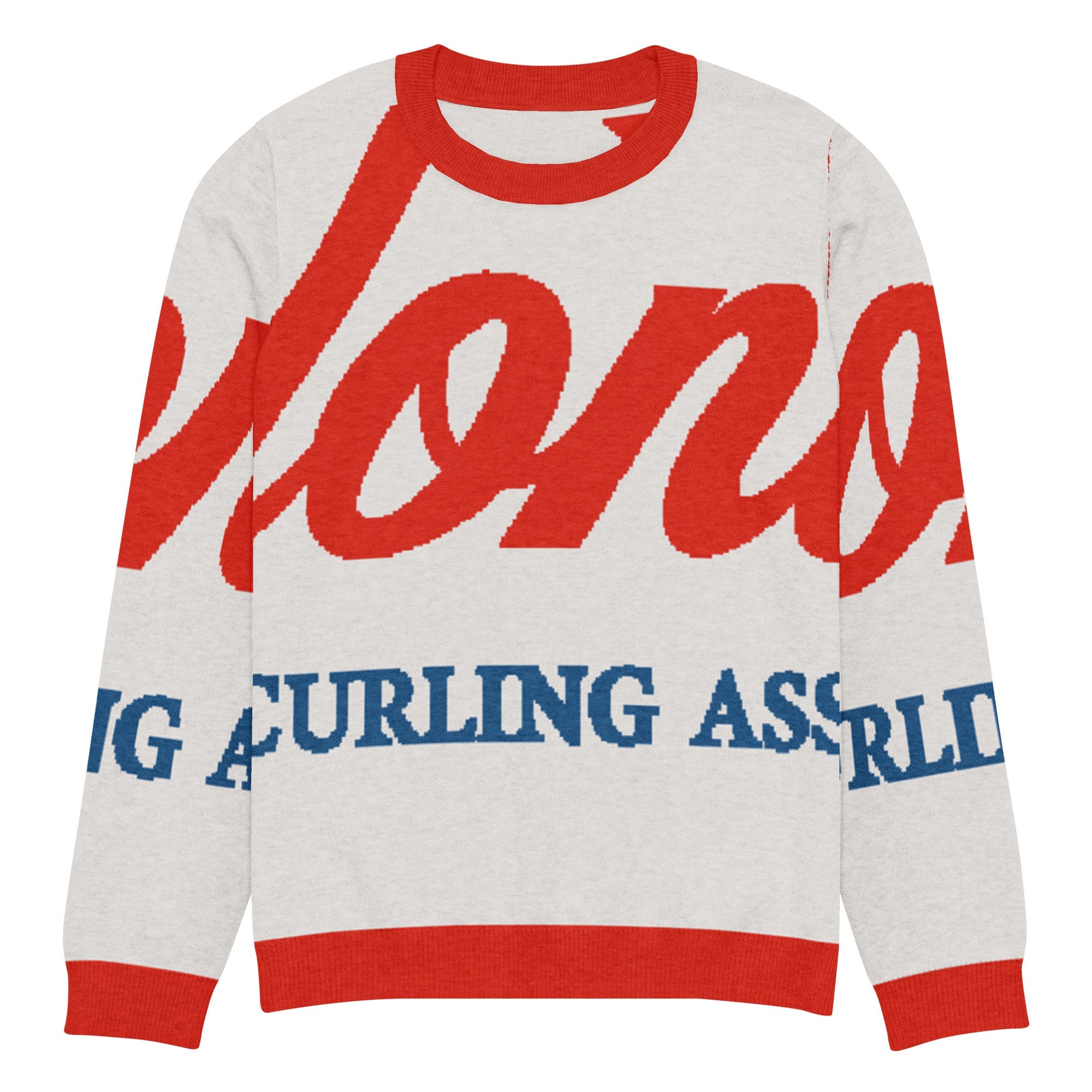 Colonial Curling Club Knitted crew neck sweater - Broomfitters