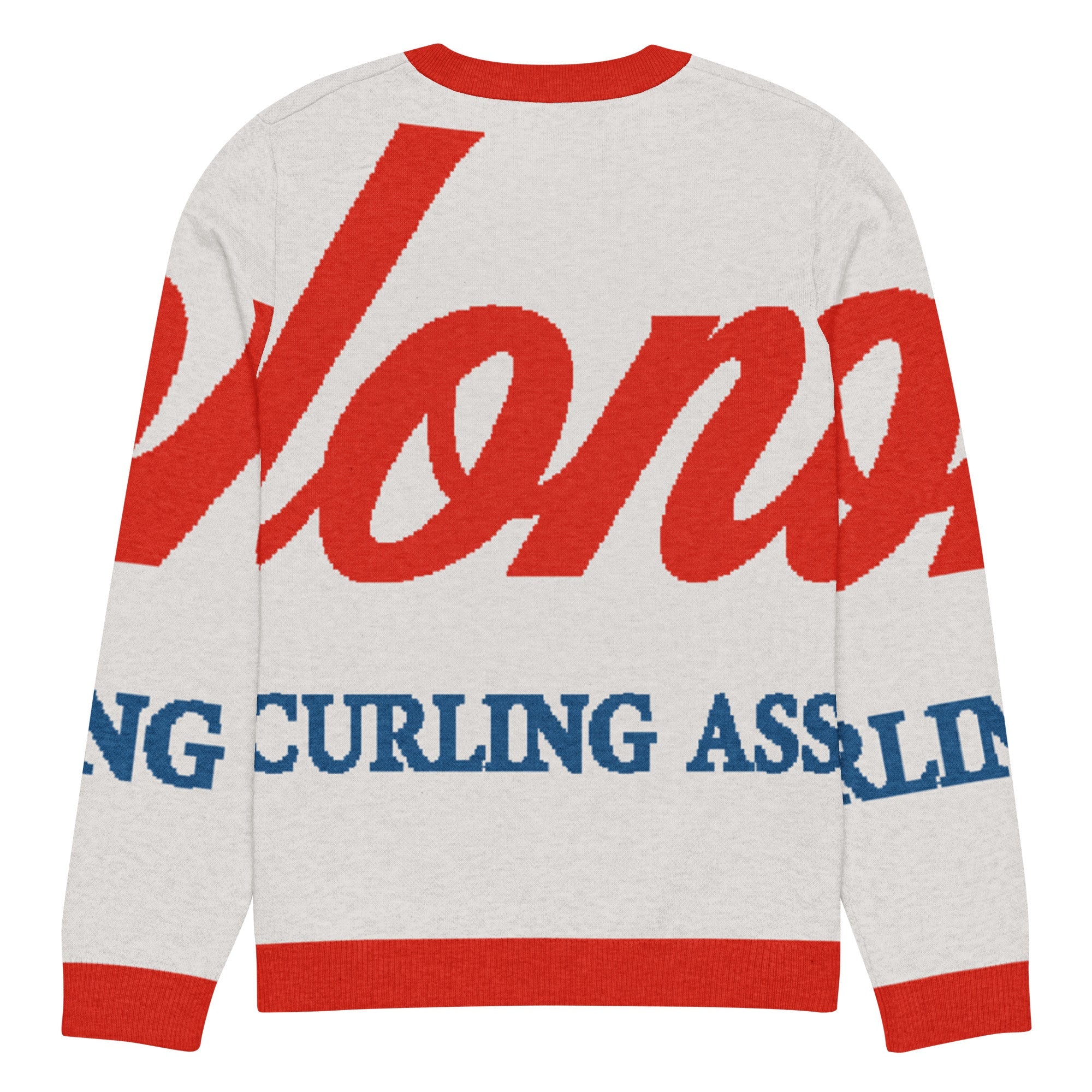 Colonial Curling Club Knitted crew neck sweater - Broomfitters