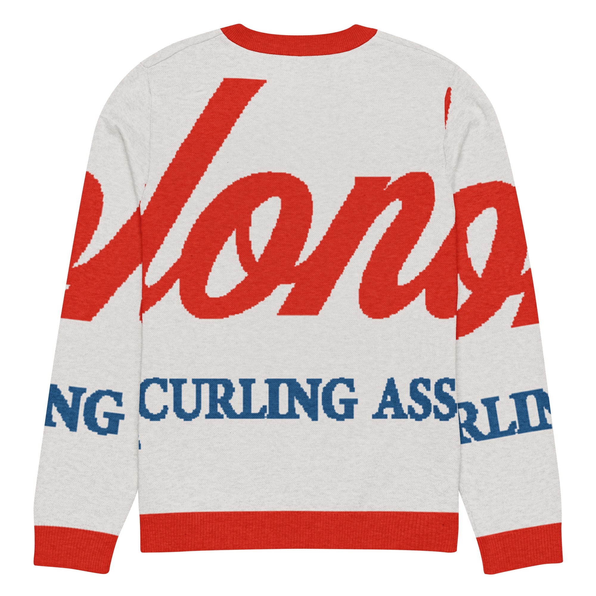 Colonial Curling Club Knitted crew neck sweater - Broomfitters