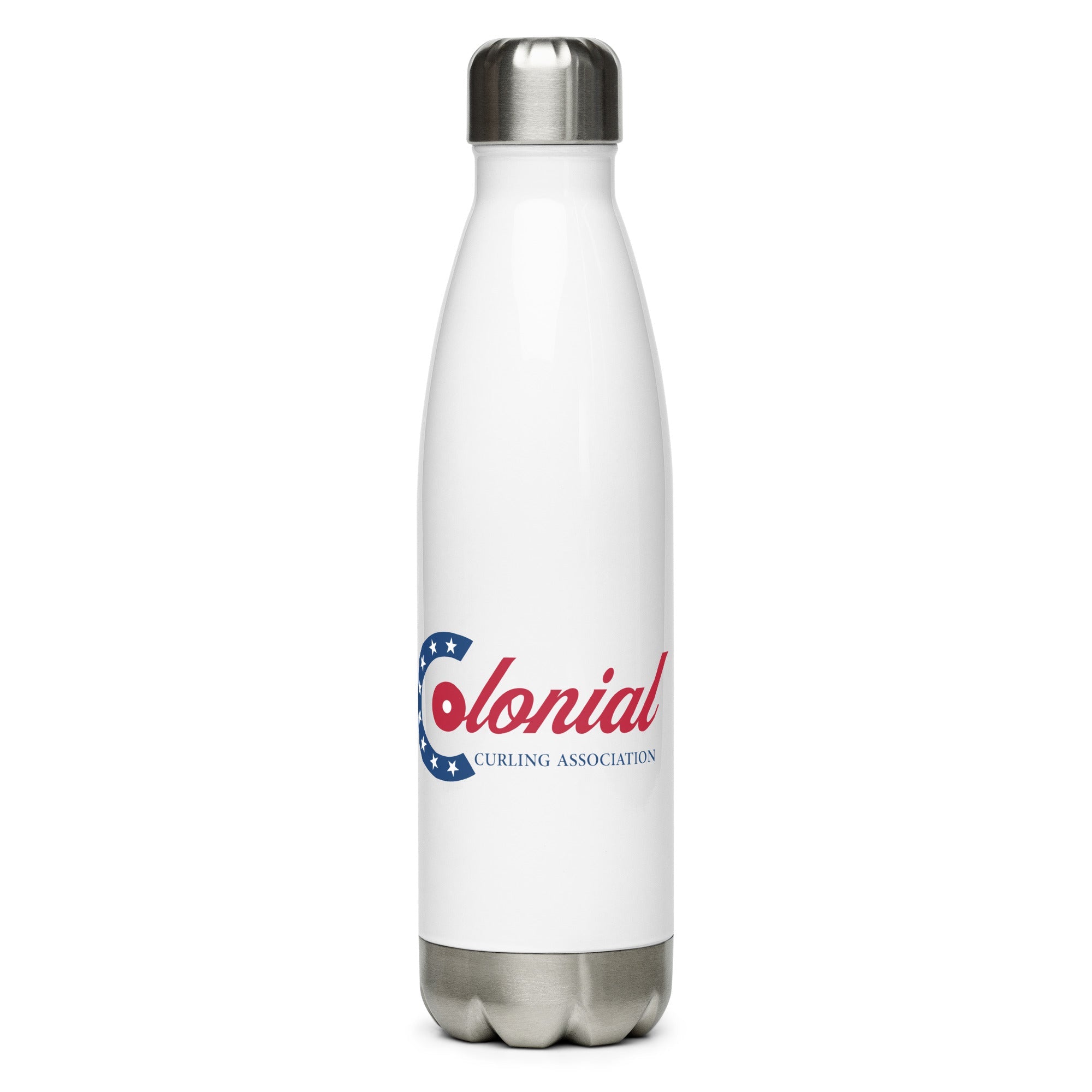 Colonial Curling Club Stainless steel water bottle - Broomfitters
