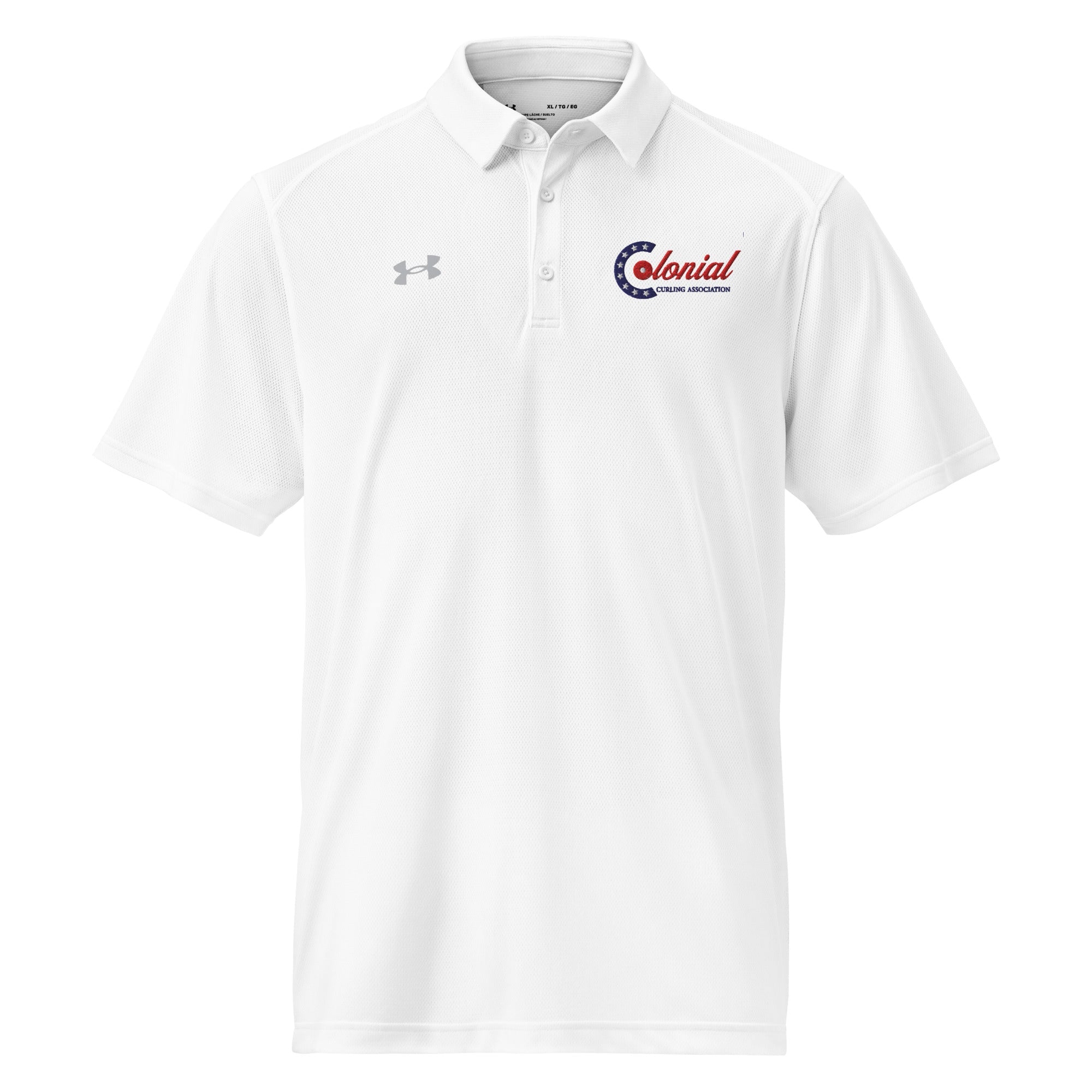 Colonial Curling Club Under Armour® men's polo - Broomfitters