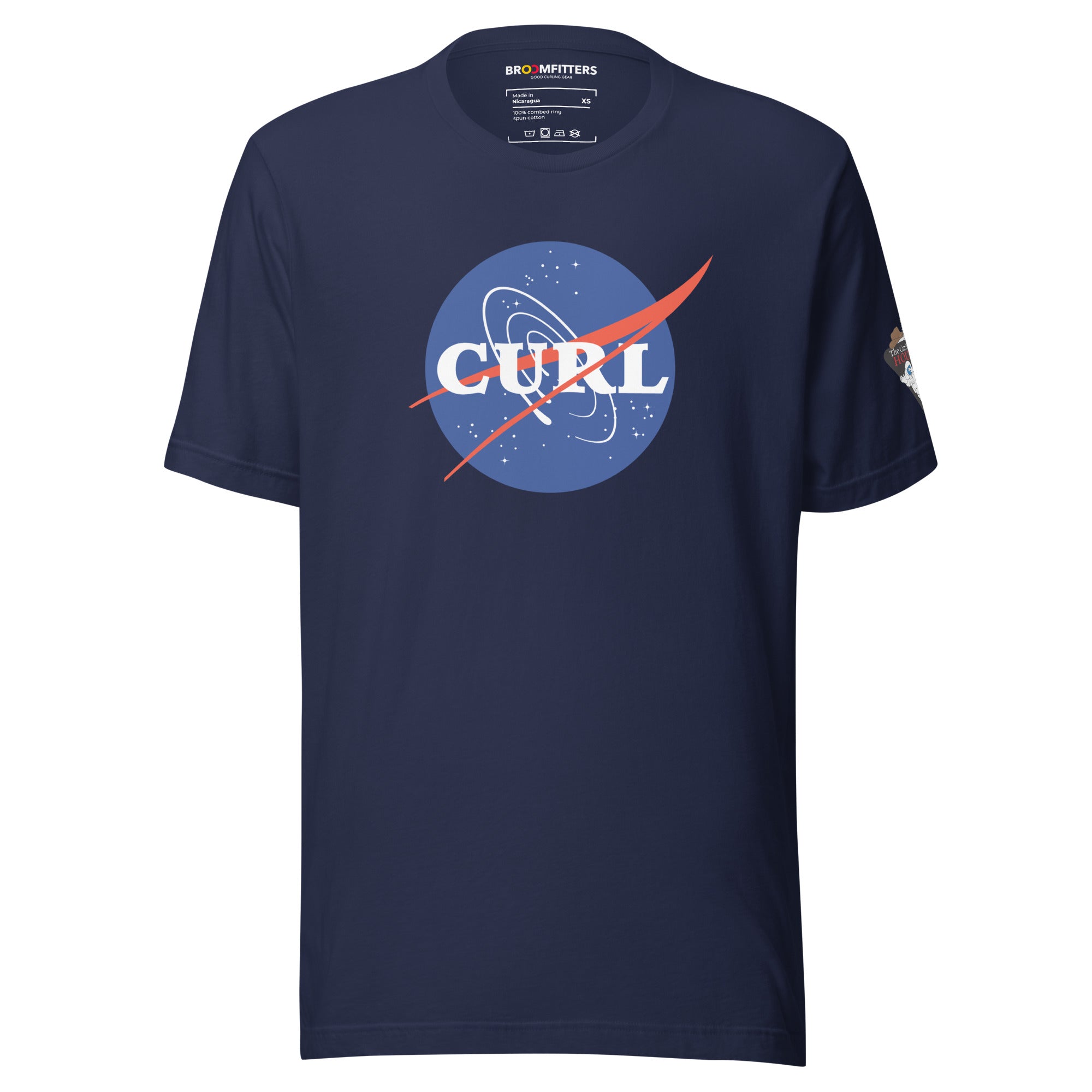 CURL Administration T-shirt - Curling Club of Houston - Broomfitters