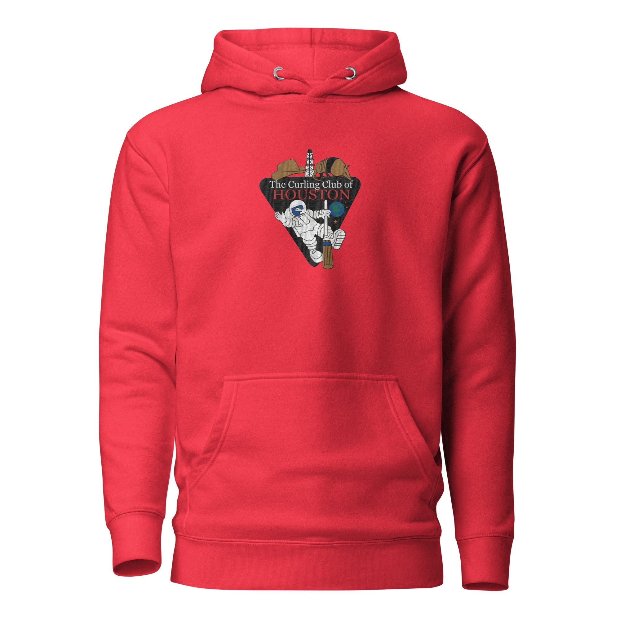 Curling Club of Houston Embroidered Hoodie - Broomfitters