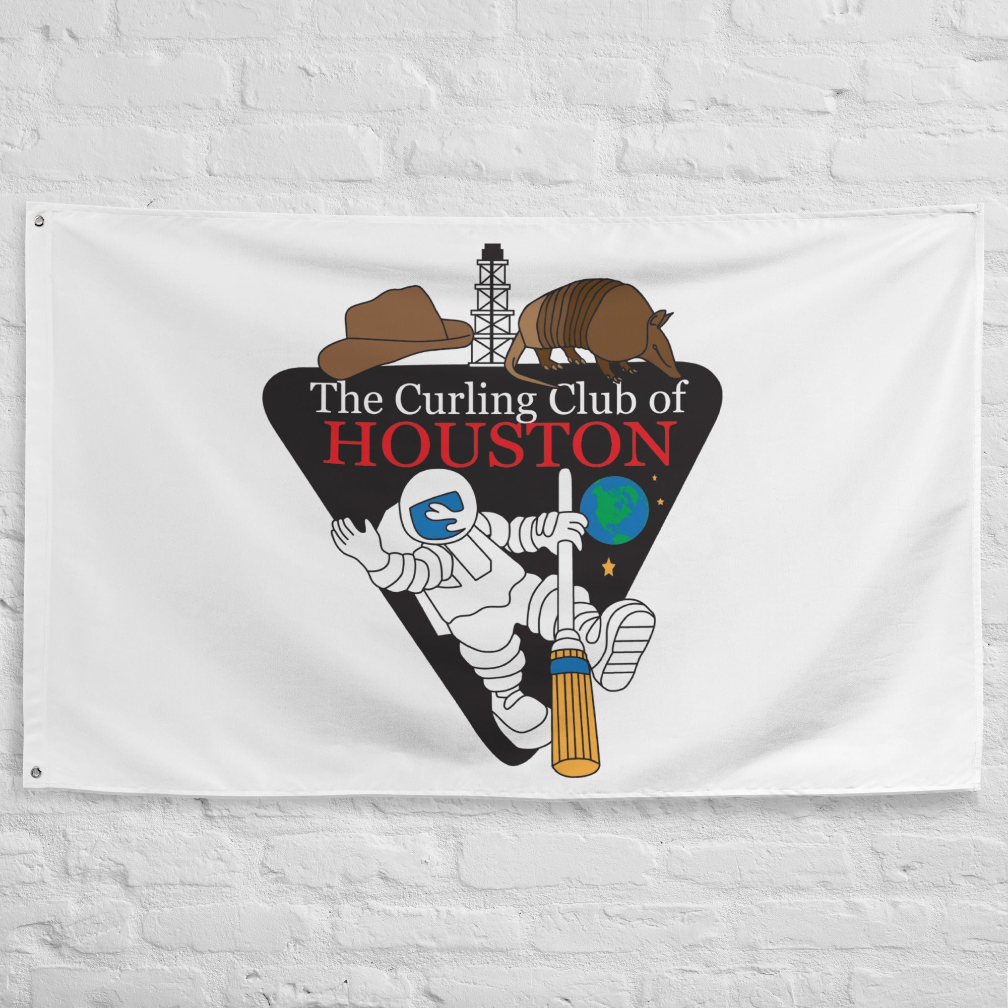Curling Club of Houston Flag - Broomfitters