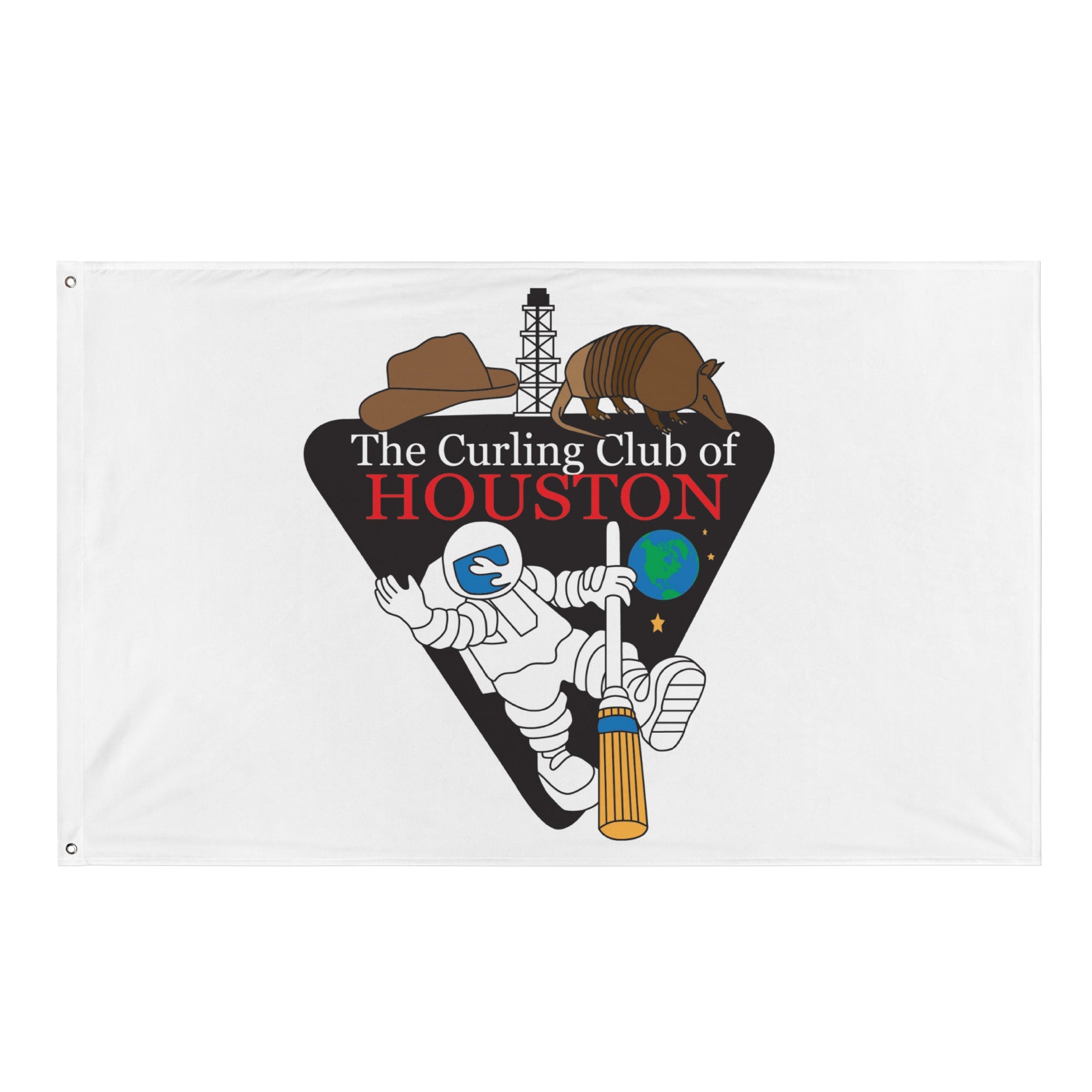 Curling Club of Houston Flag - Broomfitters