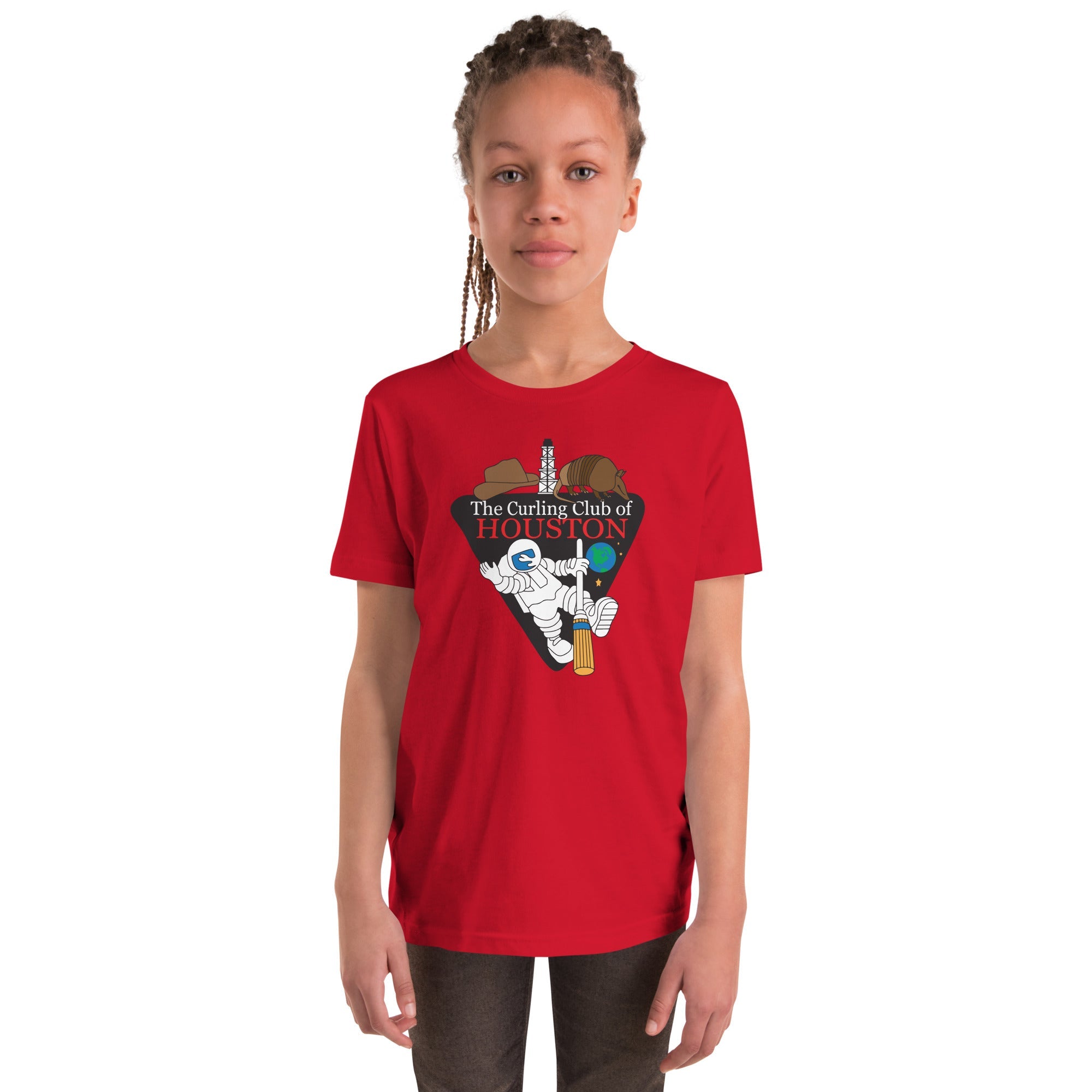 Curling Club of Houston Youth Short Sleeve T-Shirt - Broomfitters