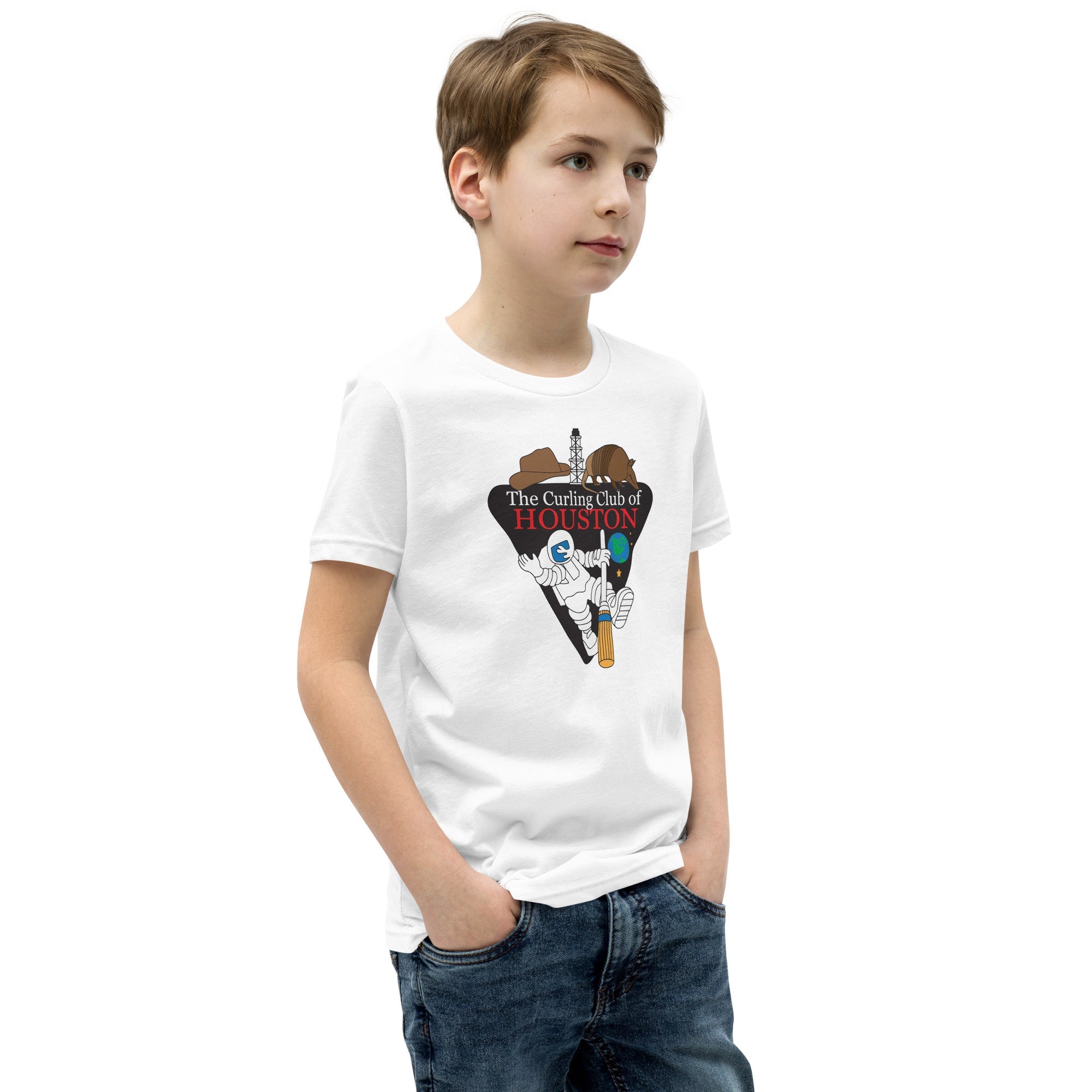 Curling Club of Houston Youth Short Sleeve T-Shirt - Broomfitters